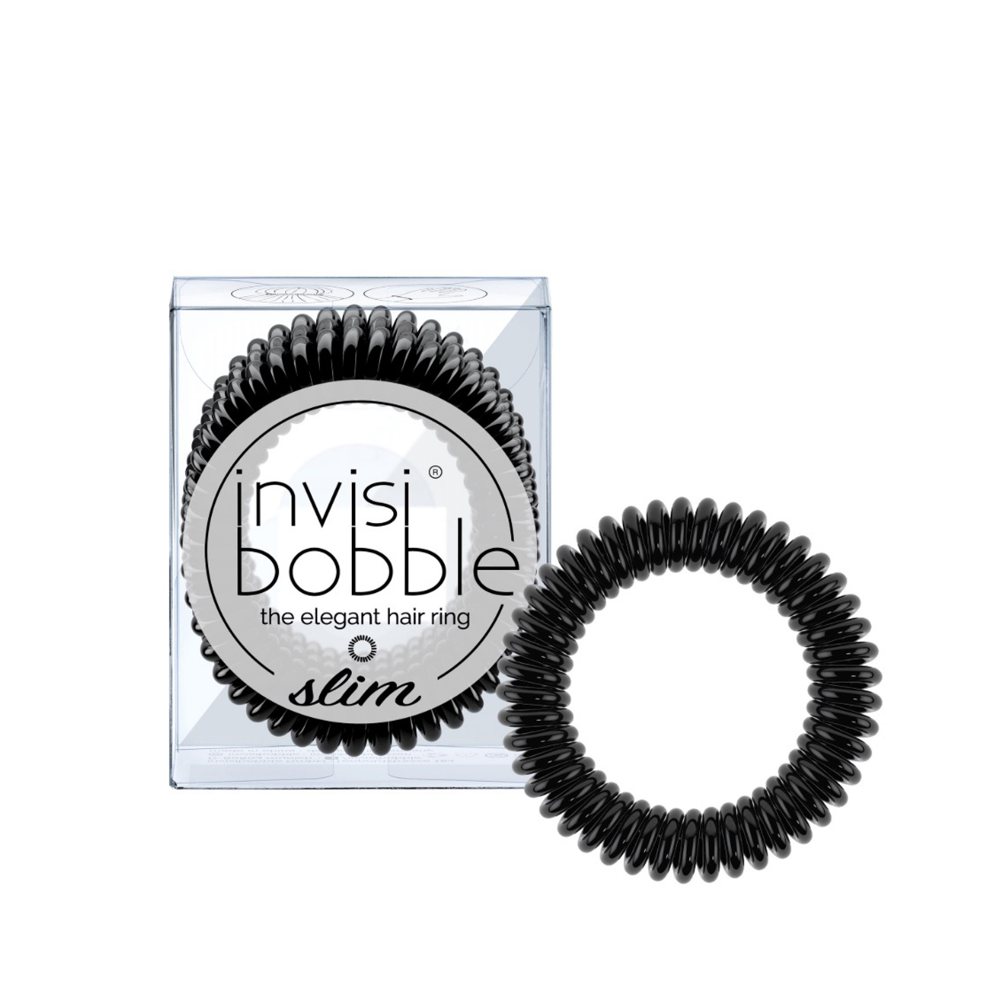 Invisibobble Elástico Cabelo Slim Preto x3