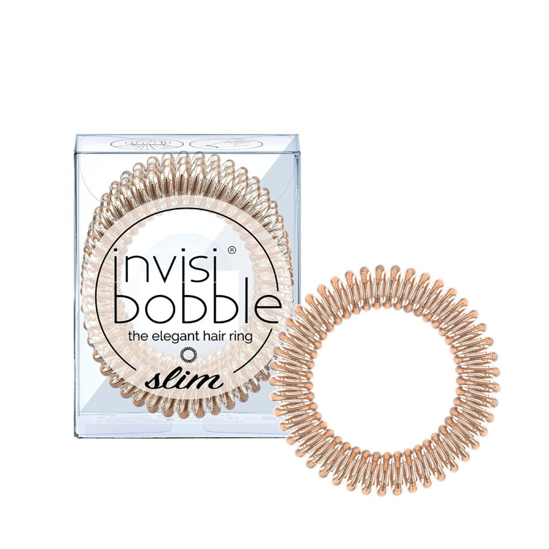Invisibobble Slim Elástico Bronze Me Pretty x3