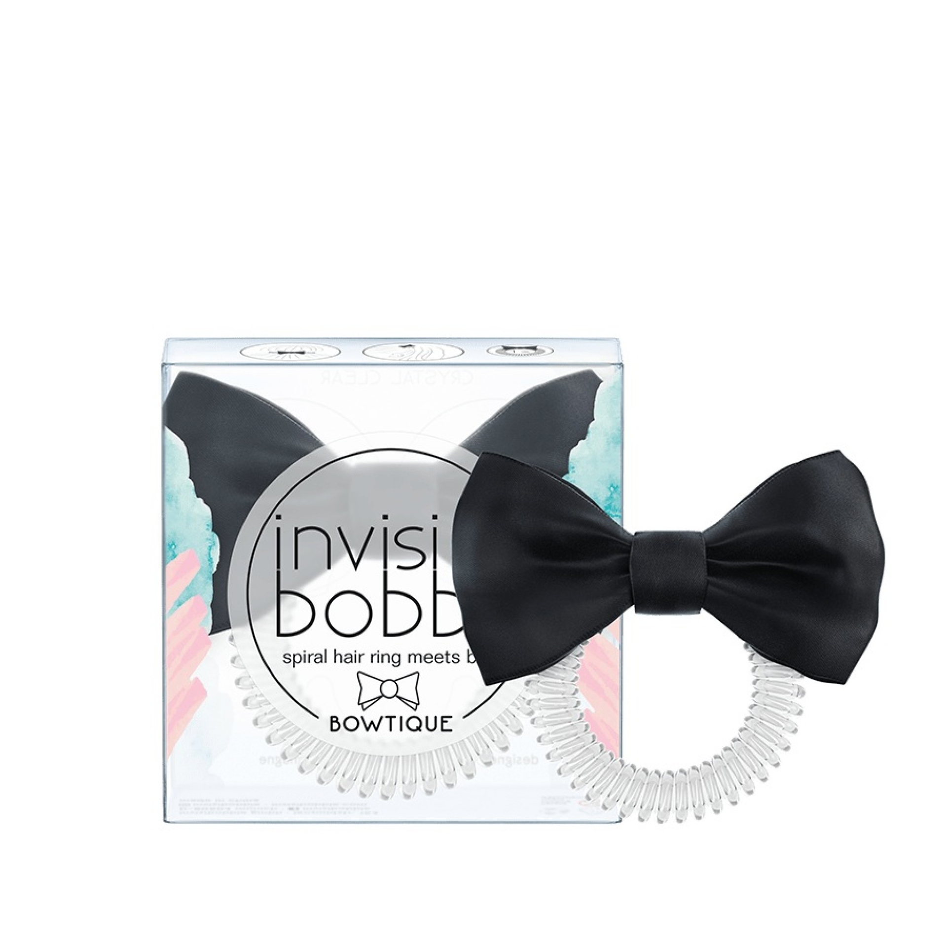 Invisibobble Bowtique Elástico Cabelo Preto Veludo