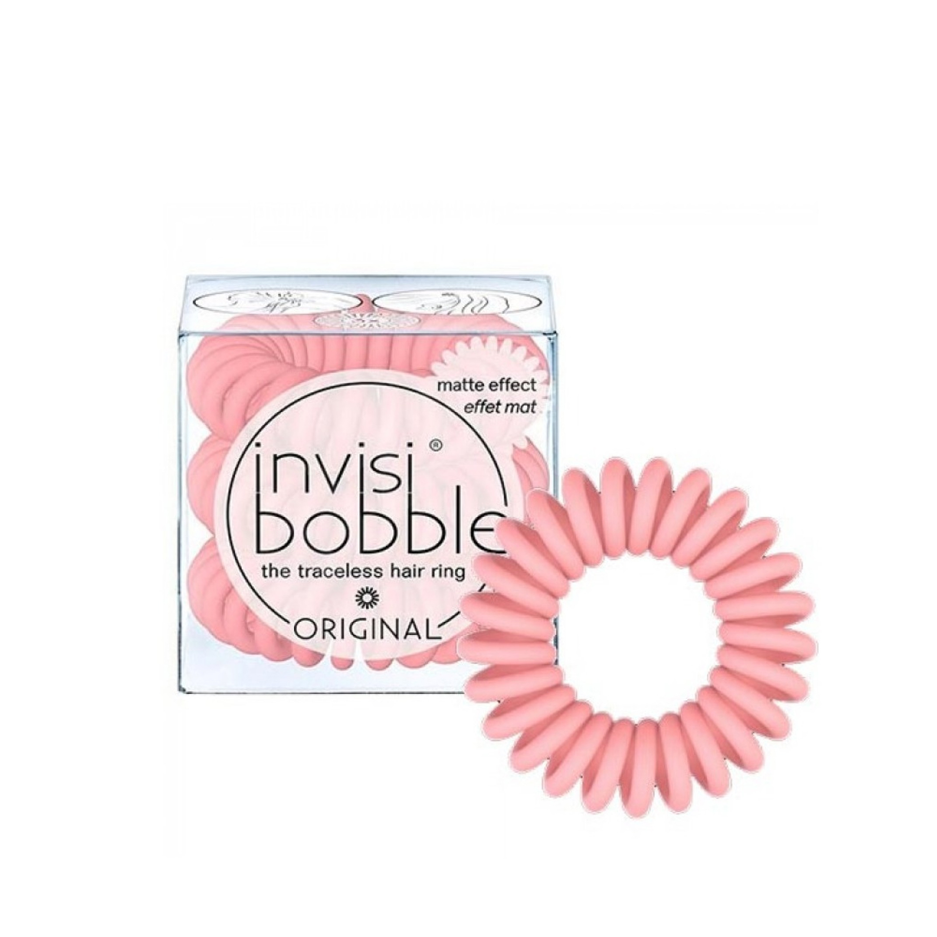 Invisibobble Original Elástico Cabelo Matte Rosa x3