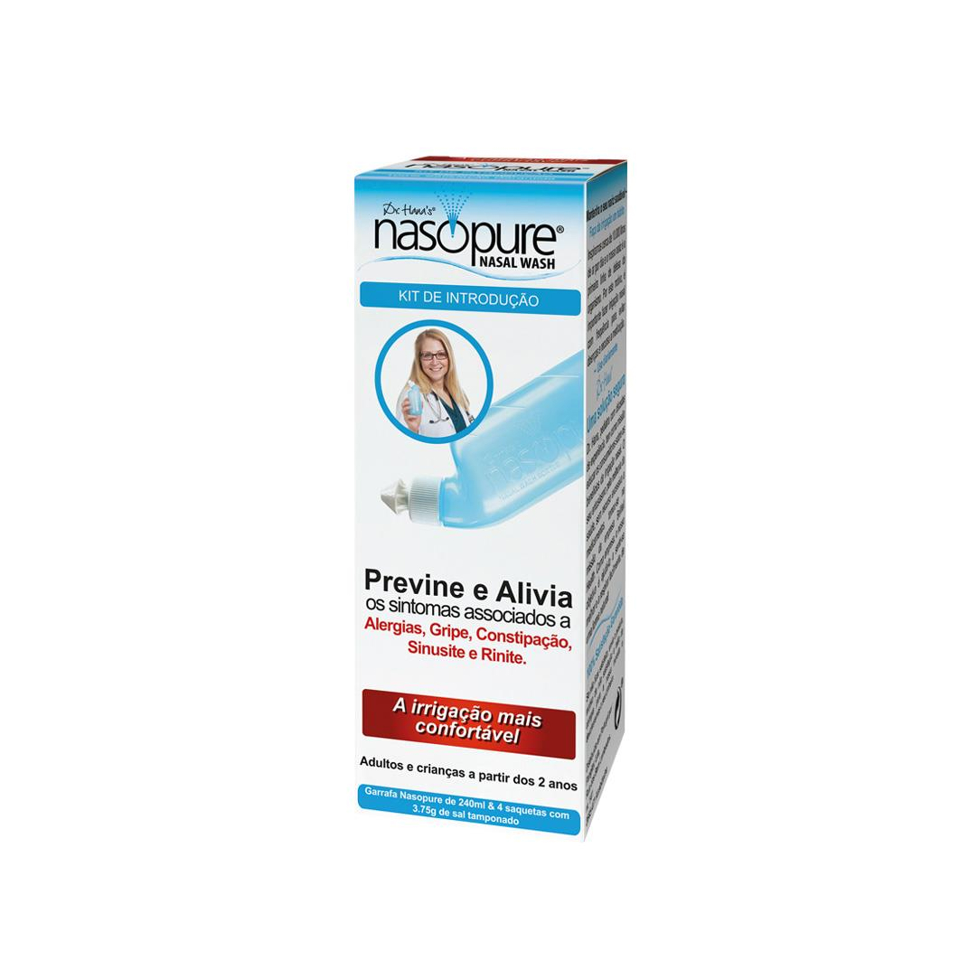 Nasopure Sistema Irrigação Nasal 1 Unidade