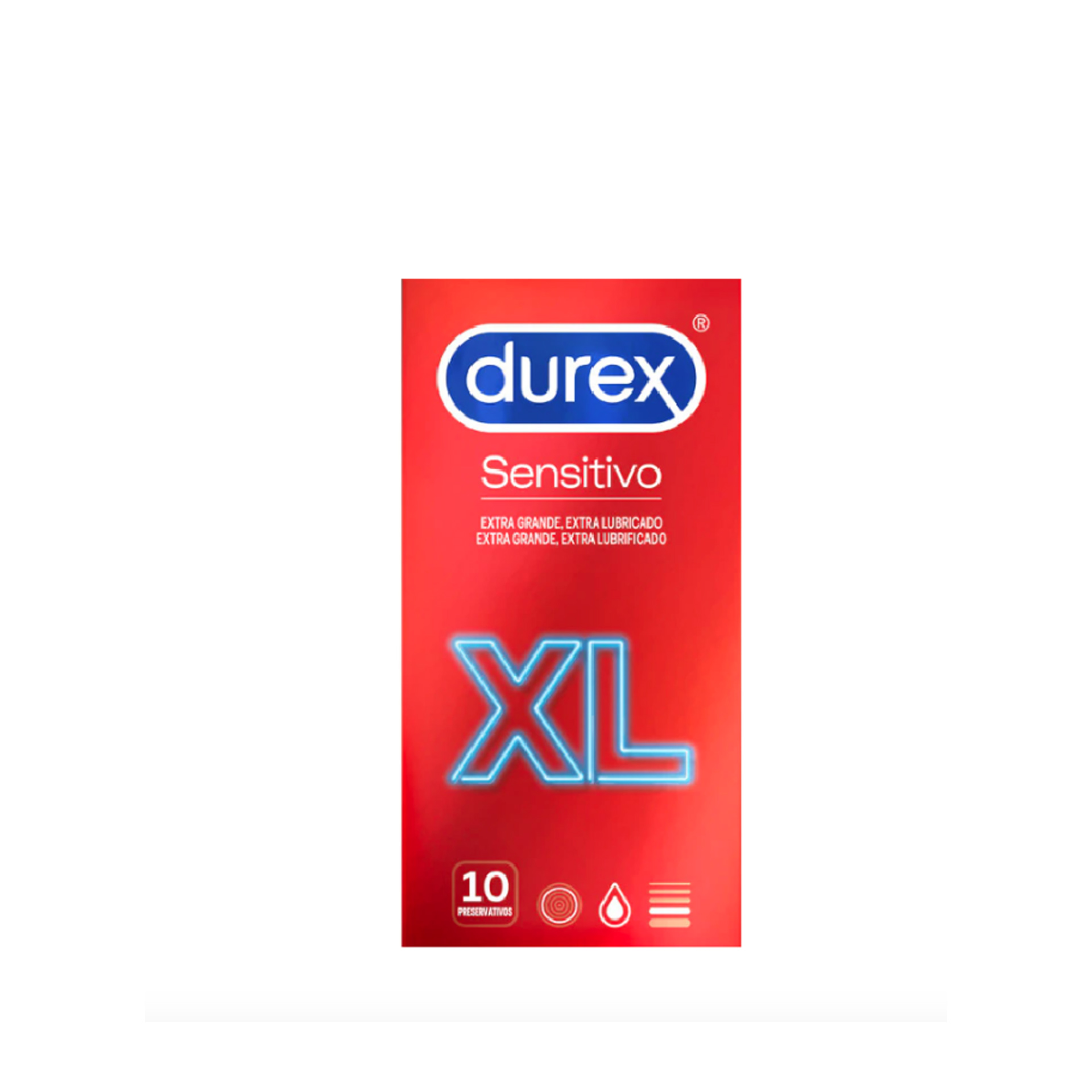 Durex Sensitivo Preservativos XL x10