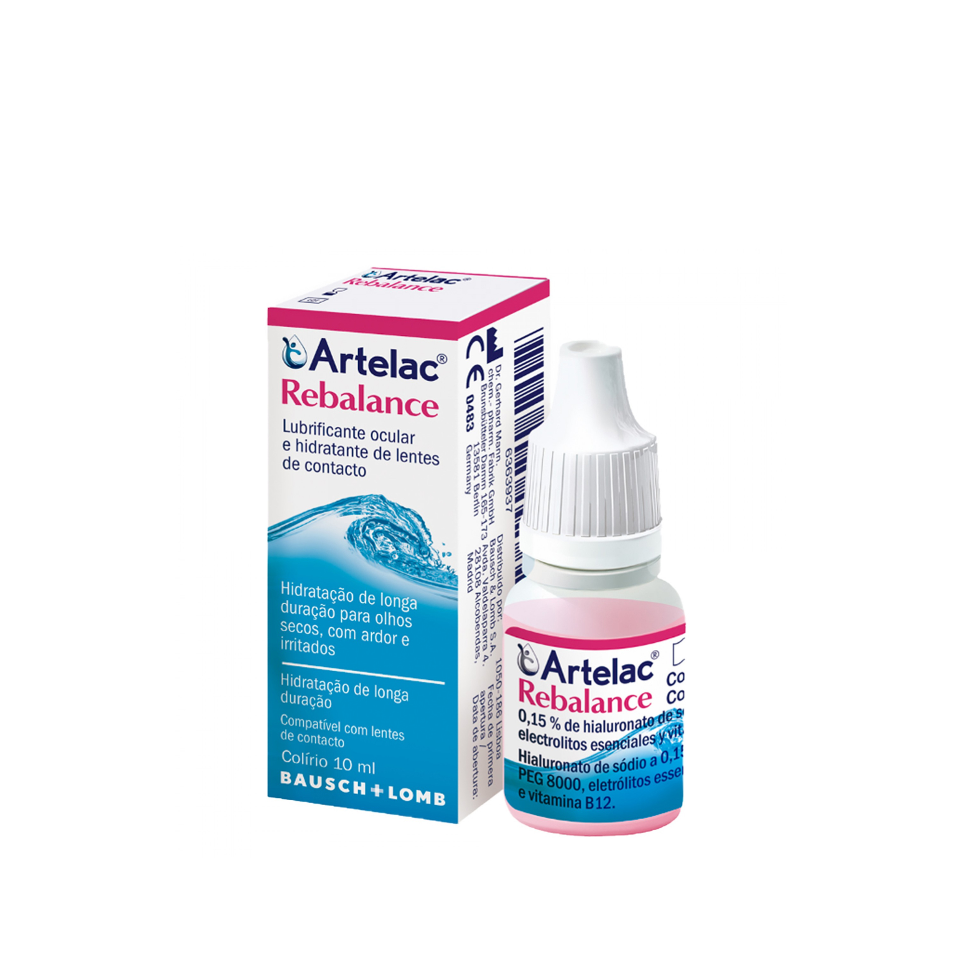 Artelac Rebalance Colírio Lentes Contacto 10ml