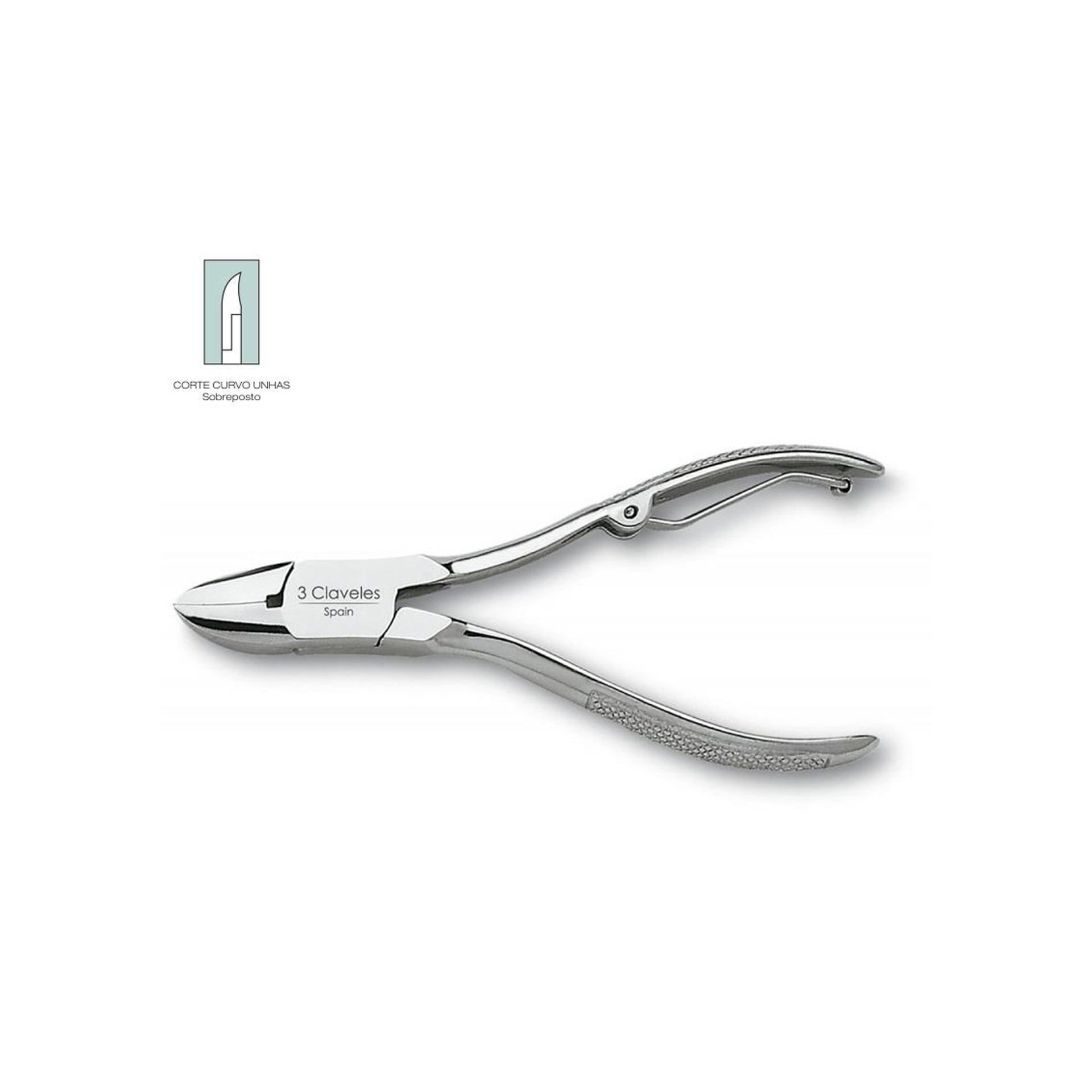 3 Claveles Alicate Unhas 10cm 80060