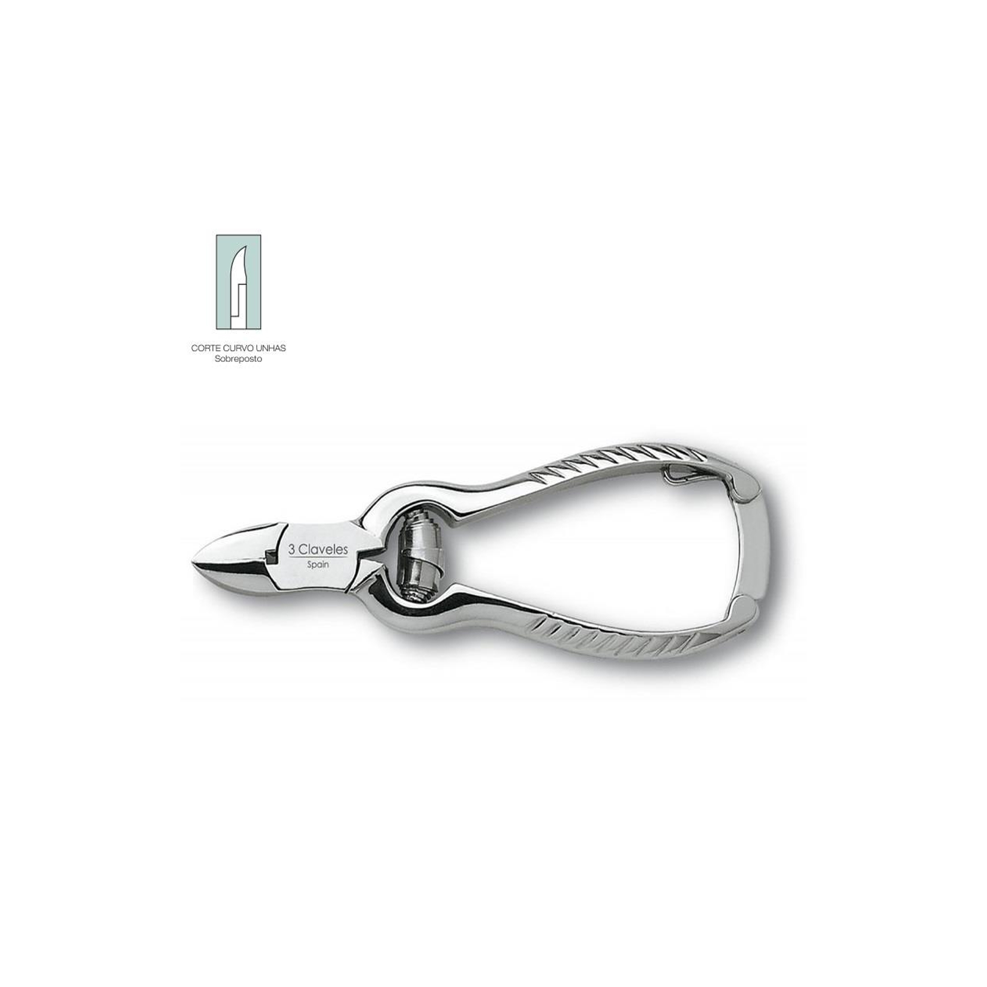 3 Claveles Alicate Unhas 11,5cm 80062