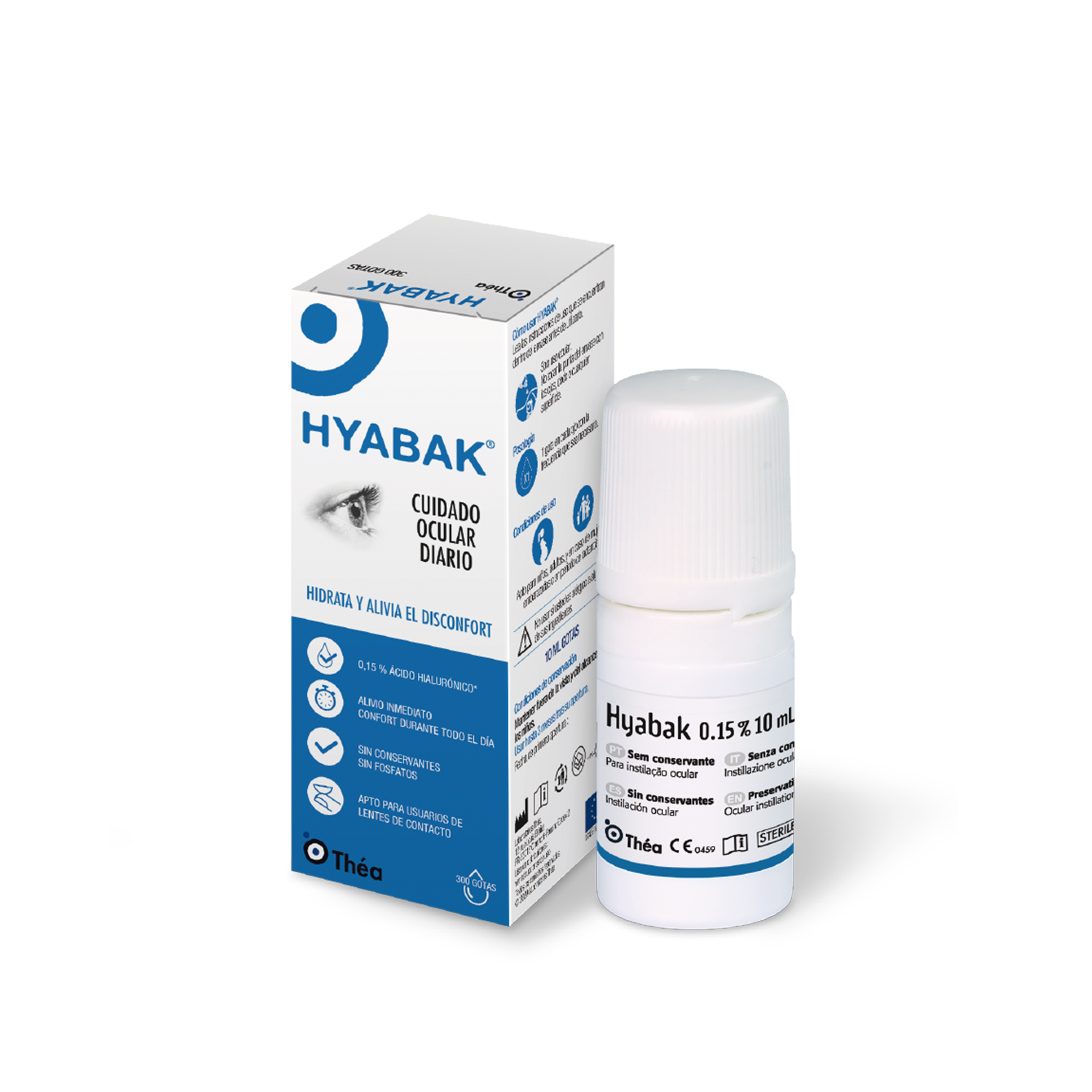 Hyabak Solução Hipotónica 0.15% 10ml
