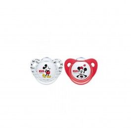 Nuk 2 Chupetas Silicone Mickey Mouse 6-18m