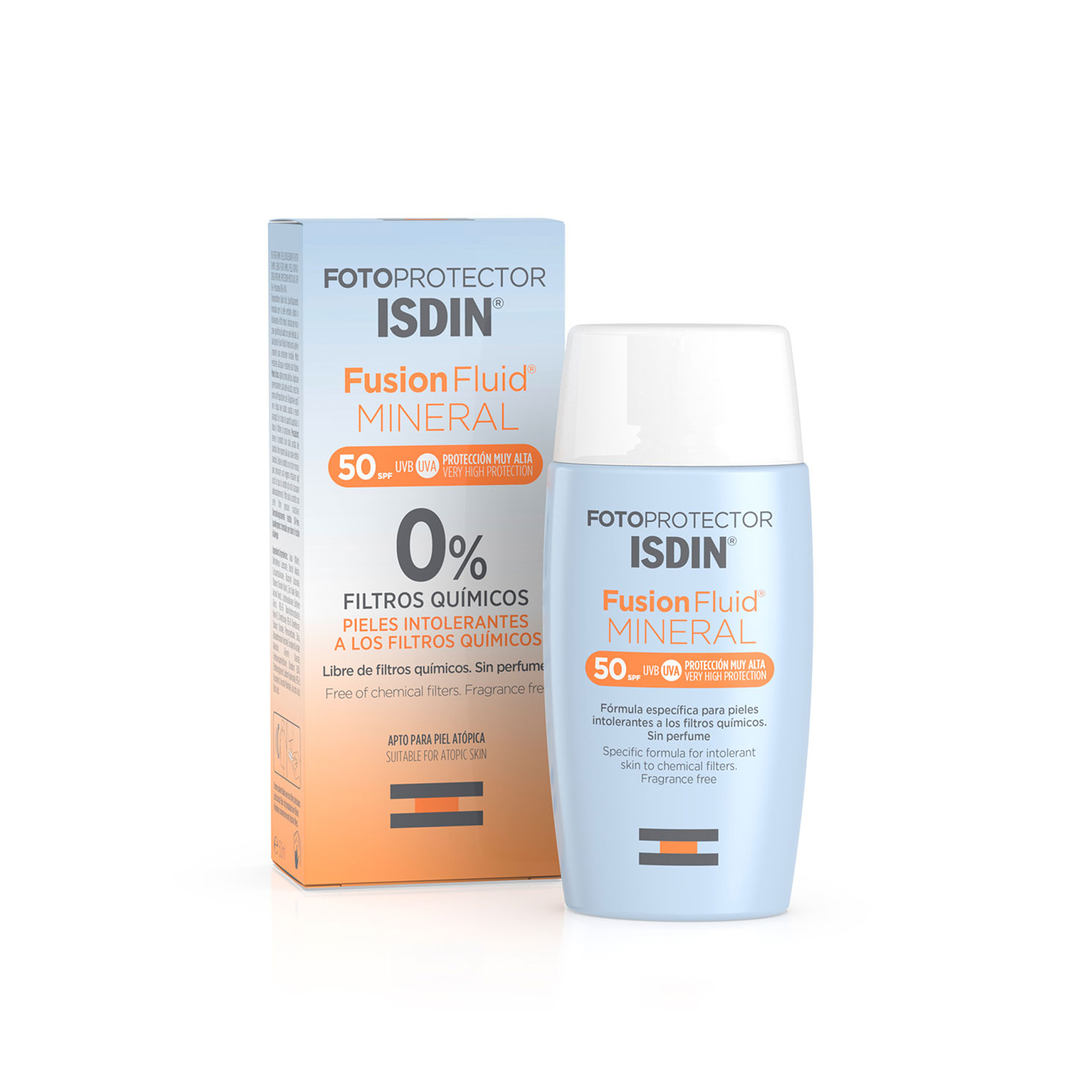 Isdin Fotoprotetor Fusion Fluid Mineral SPF50+ 50ml