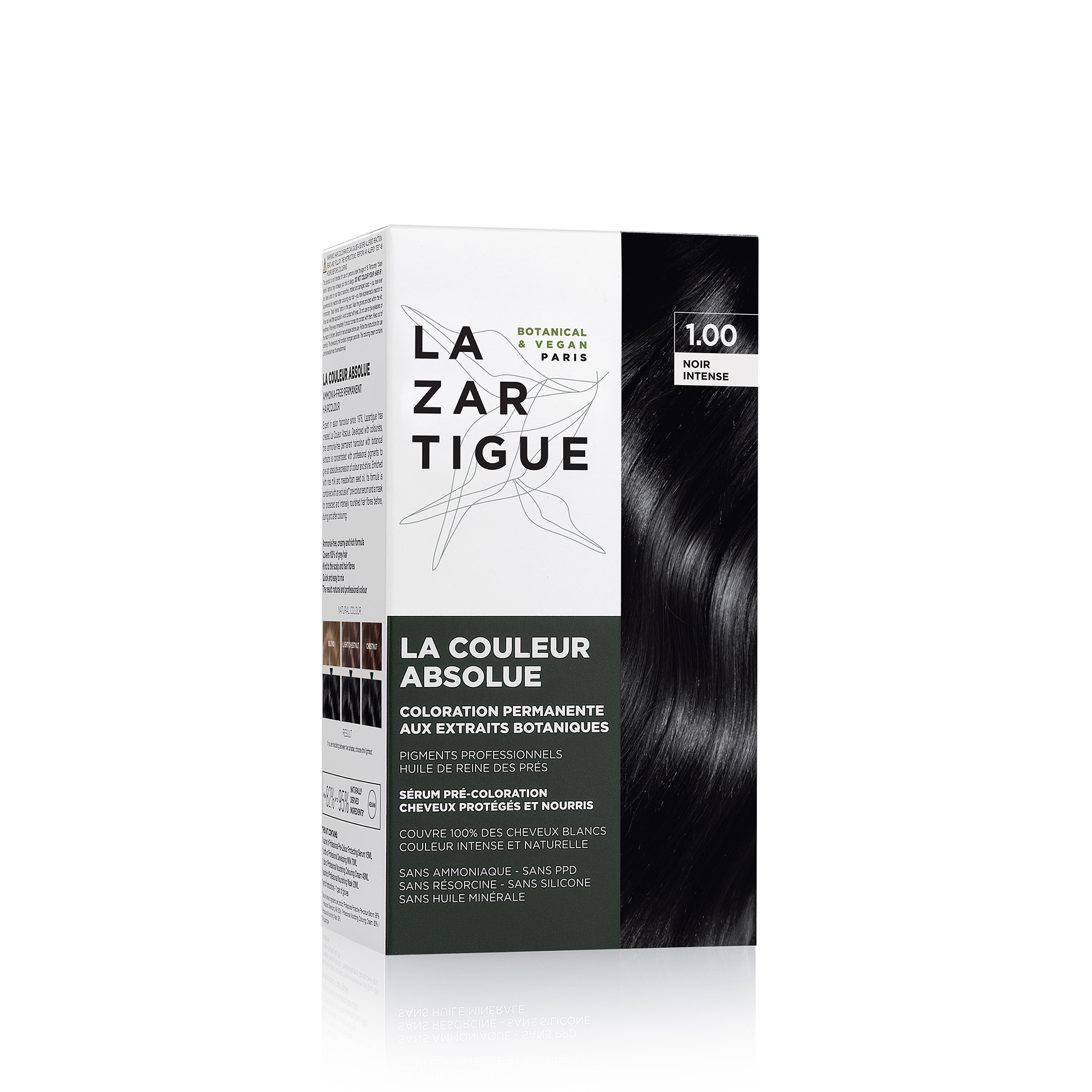Lazartigue Coloração Permanente Tom 1.00 Preto