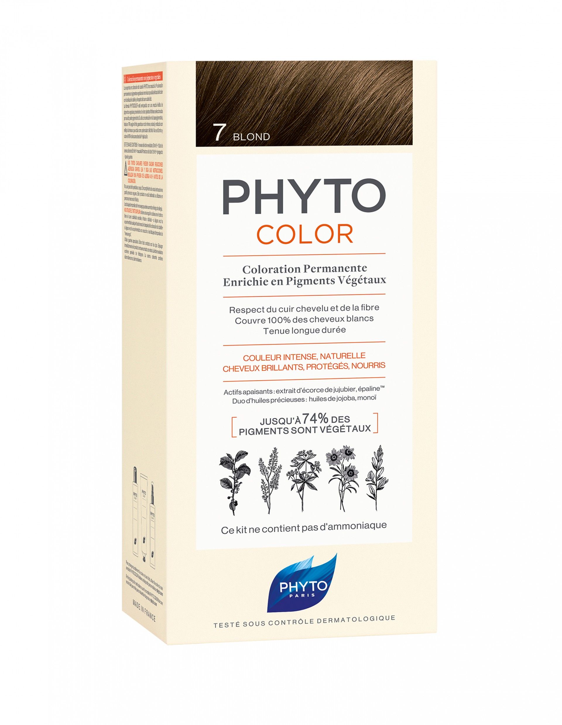 Phyto Phytocolor Coloração Permanente Tom 7 Louro