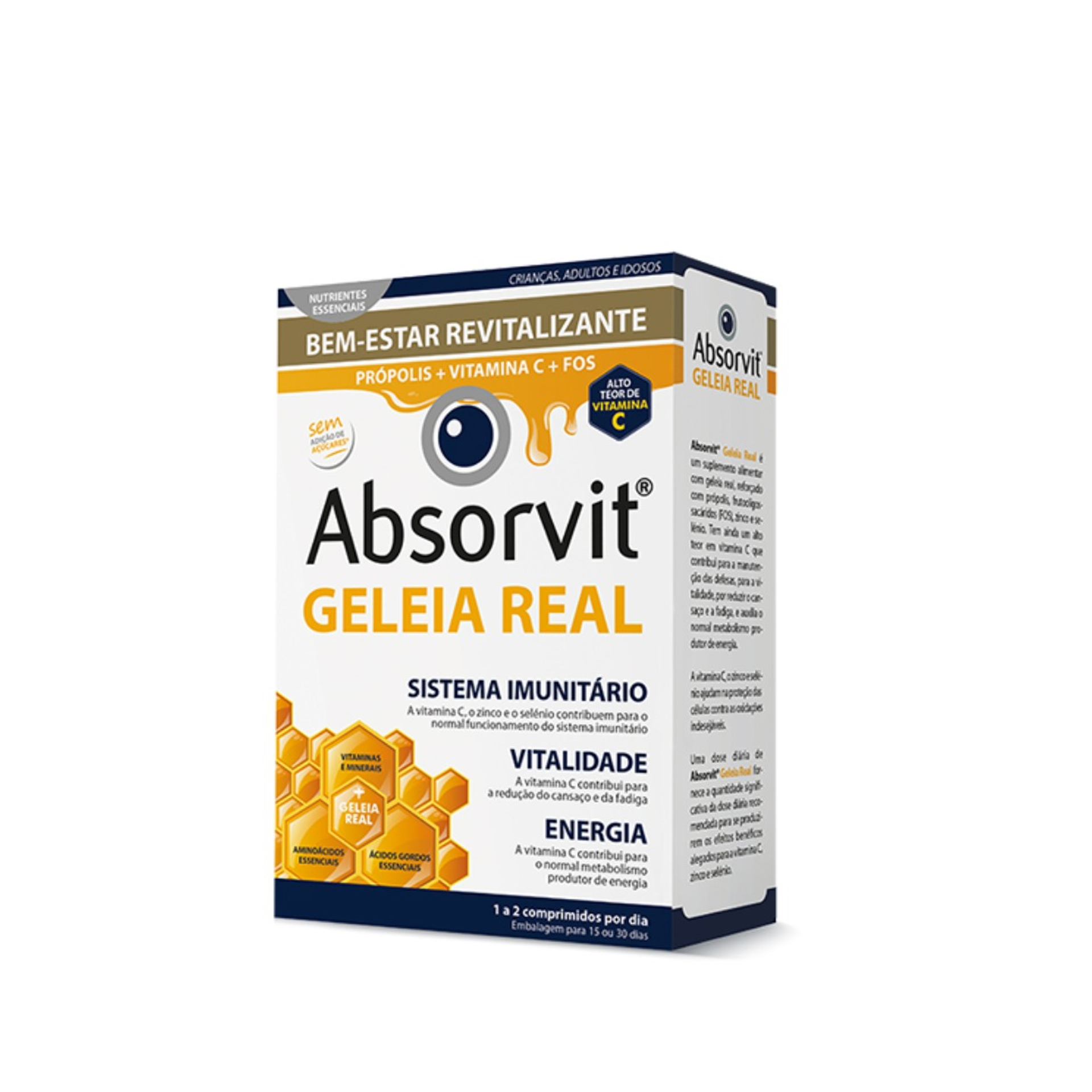 Absorvit Geleia Real 30 Comprimidos