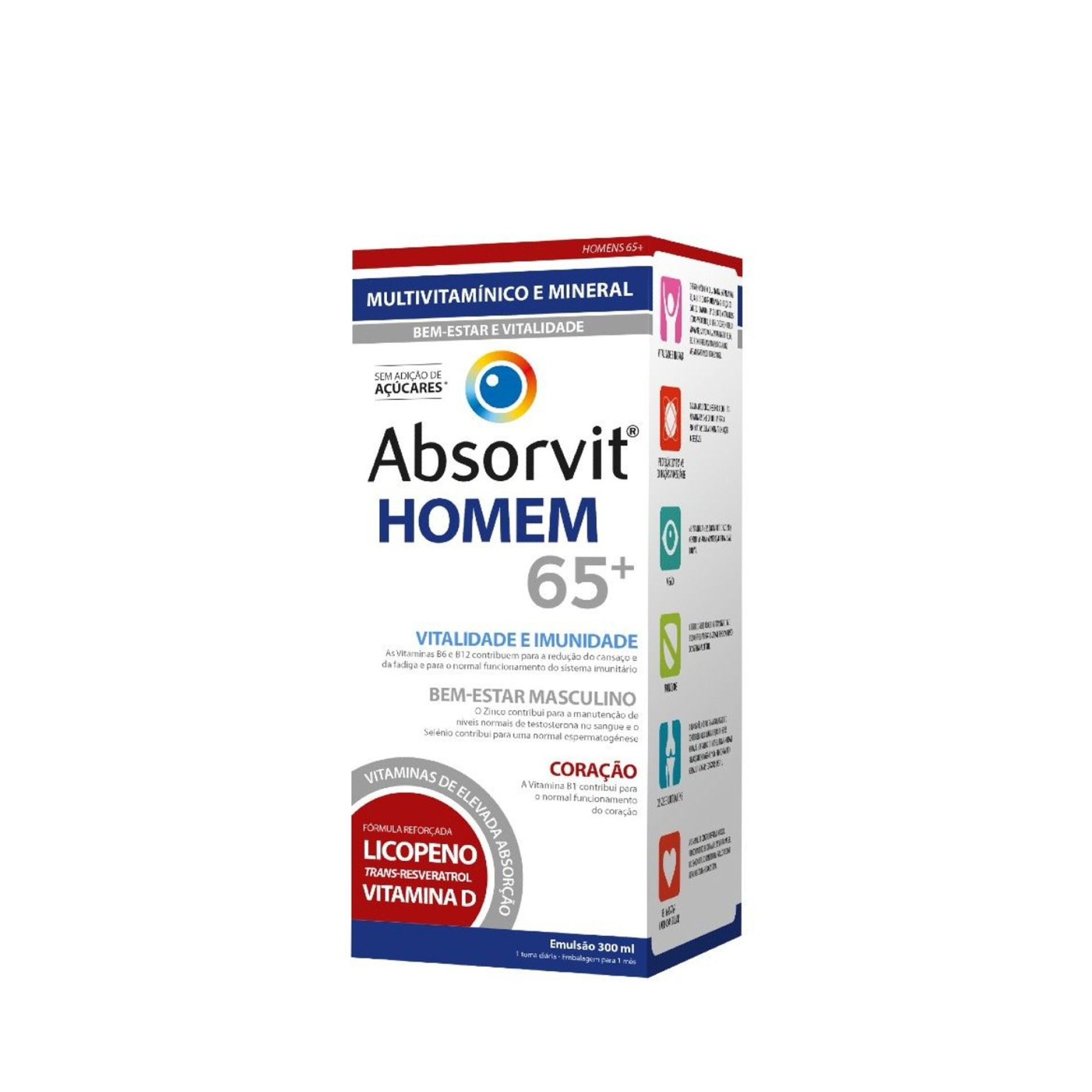 Absorvit Homem 65+ Vitalidade 300ml