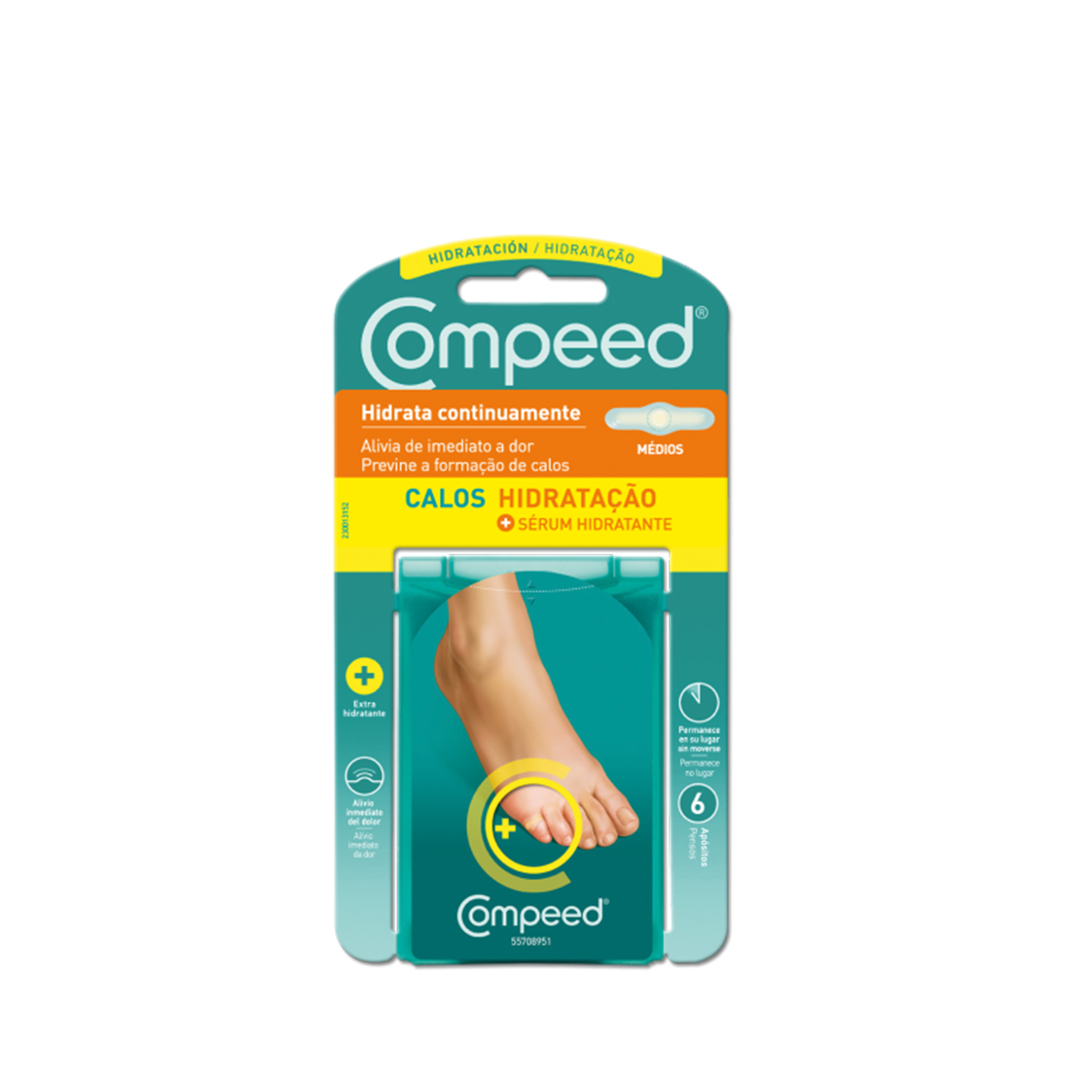 Compeed Pensos Calos Médios Hidratação 6 Pensos