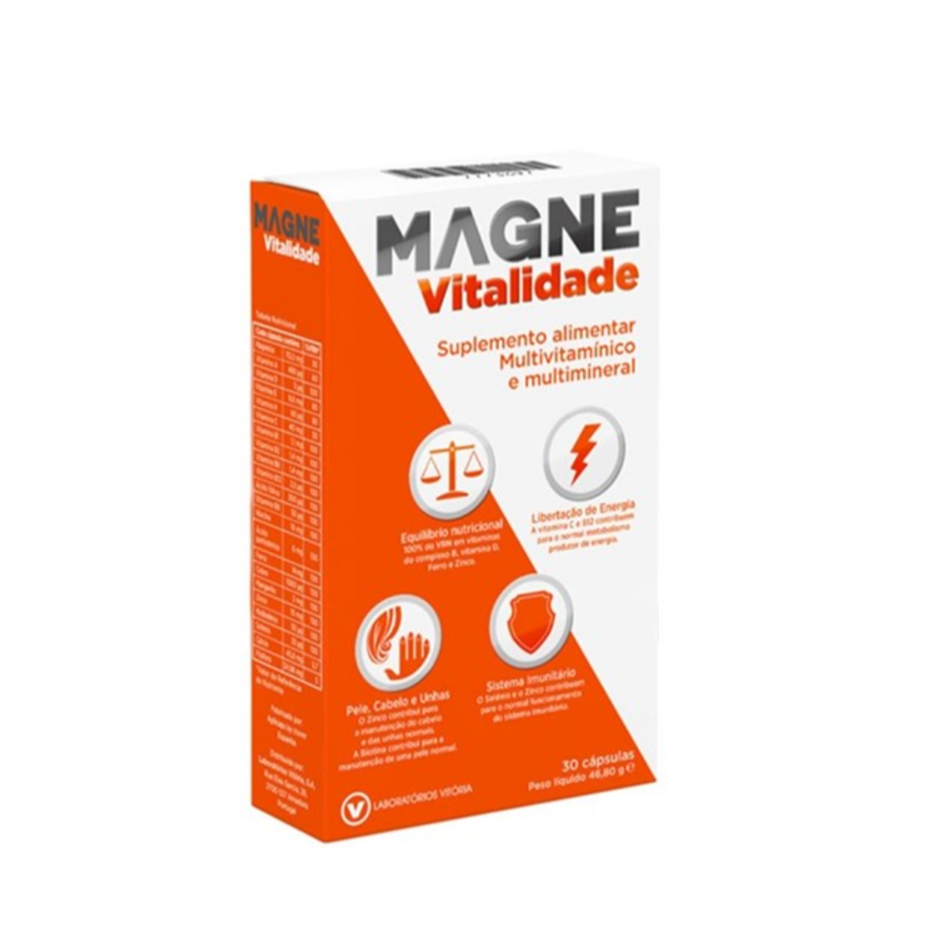 Magnevitalidade 30 Cápsulas