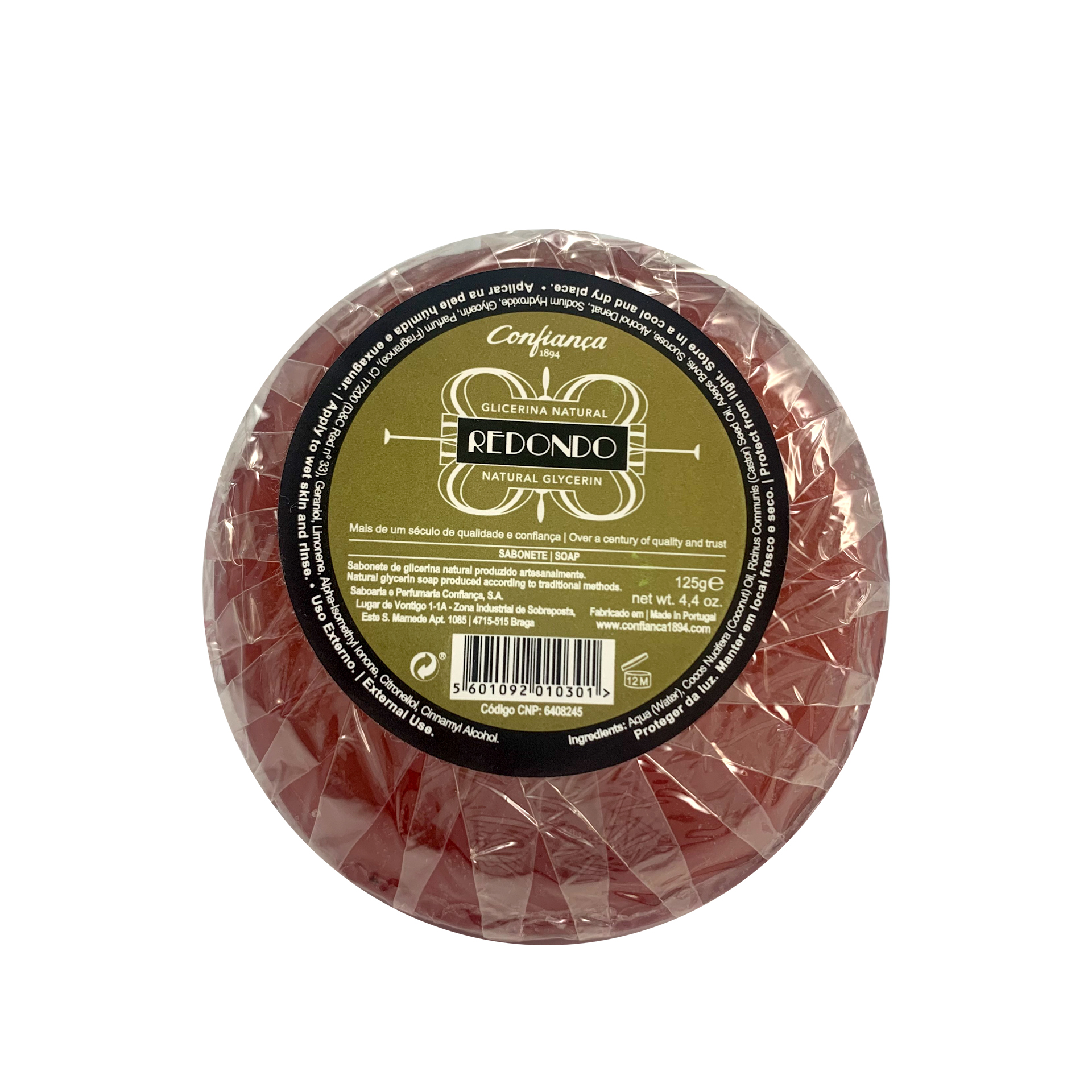 Glicerina Sabonete Redondo 125g