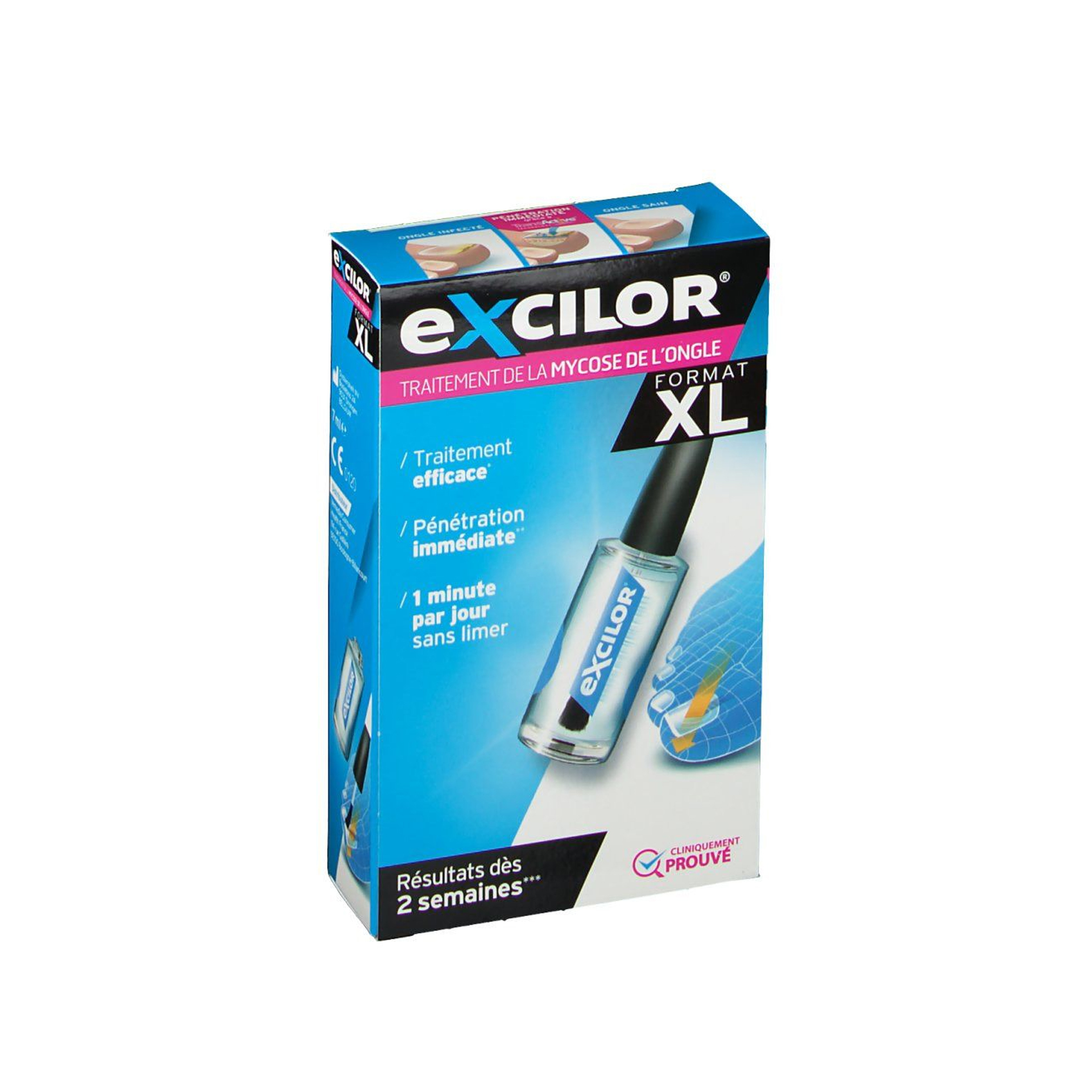 Excilor Solução Fúngica Unhas Verniz XL 7ml