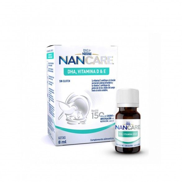 Nancare DHA Vitamina D & E Gotas 8ml