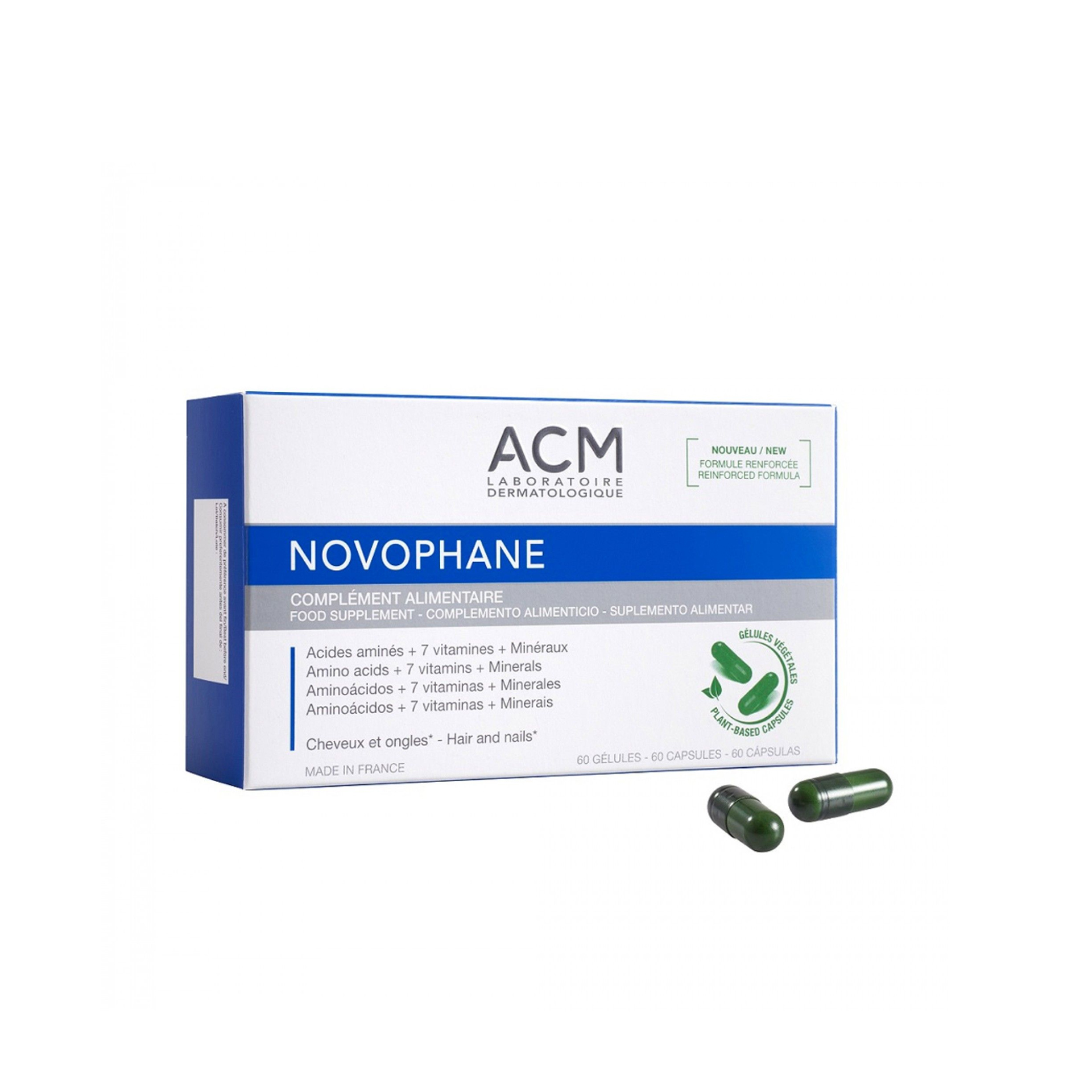 Novophane Cabelo e Unhas 60 Cápsulas