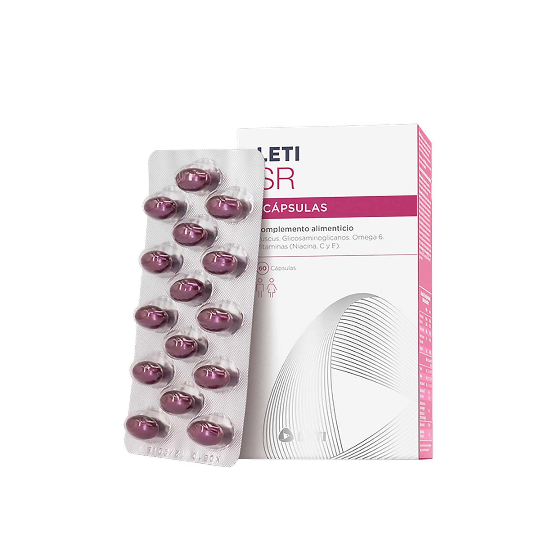 LetiSR Anti Vermelhidão 60 Cápsulas