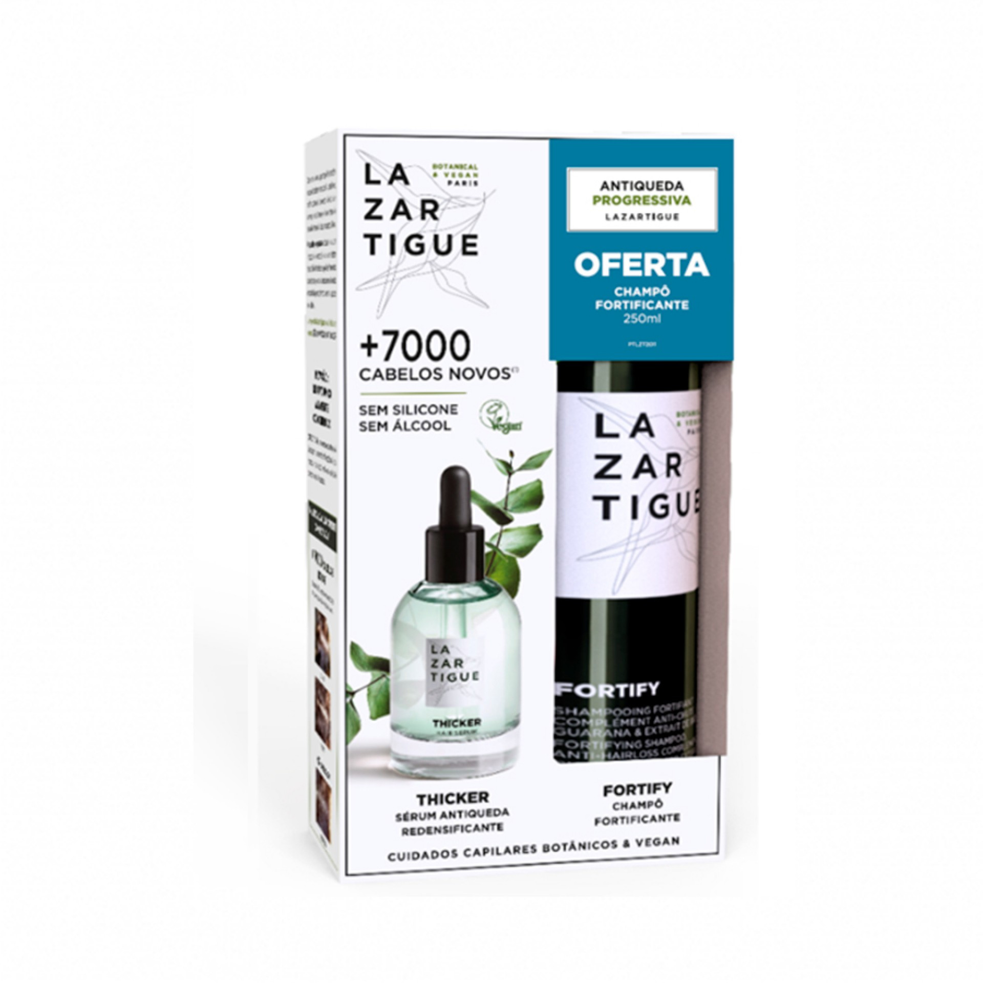 Lazartigue Thicker Sérum 50 ml + Fortify Champô 250ml
