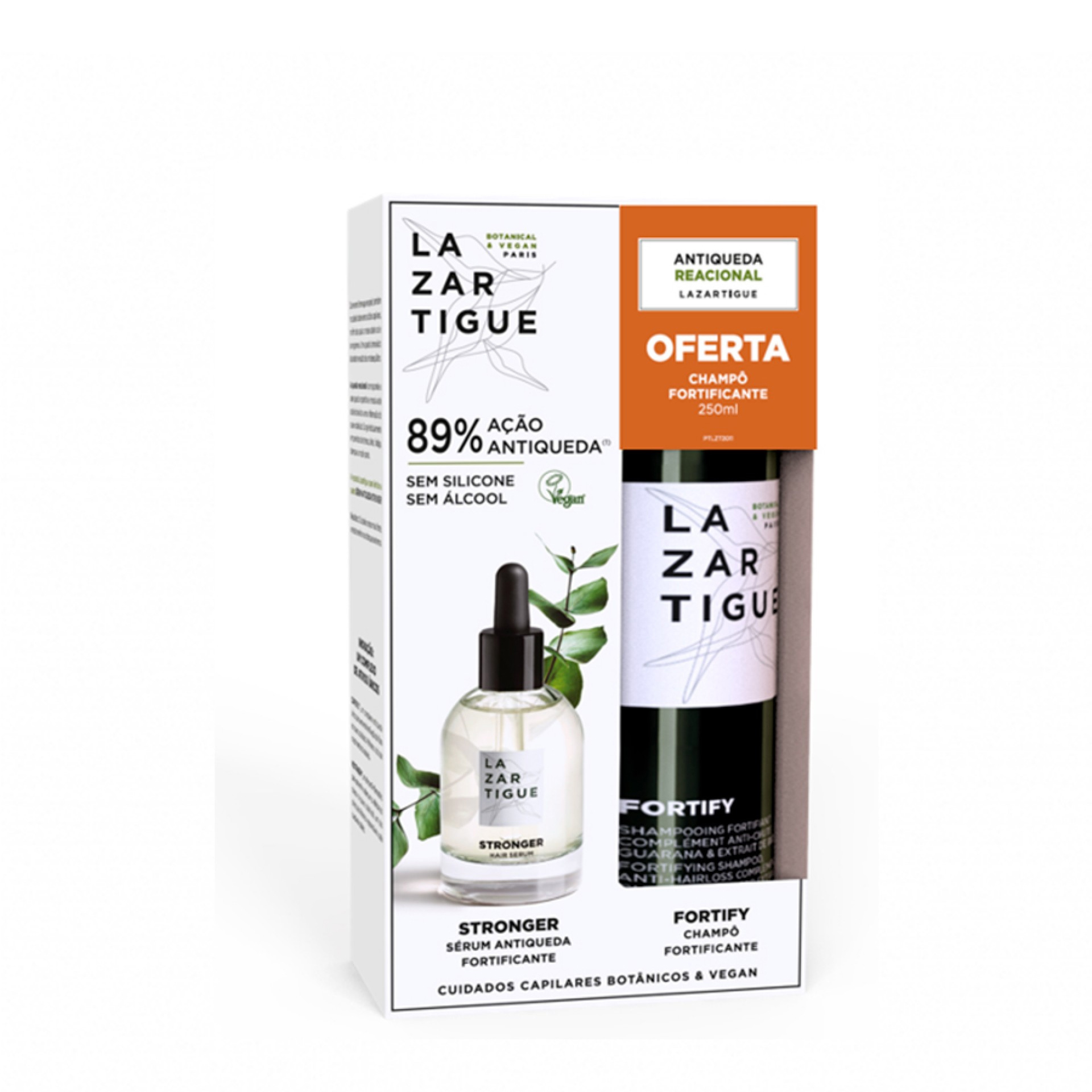 Lazartigue Stronger Sérum 50 ml + Fortify Champô 250ml