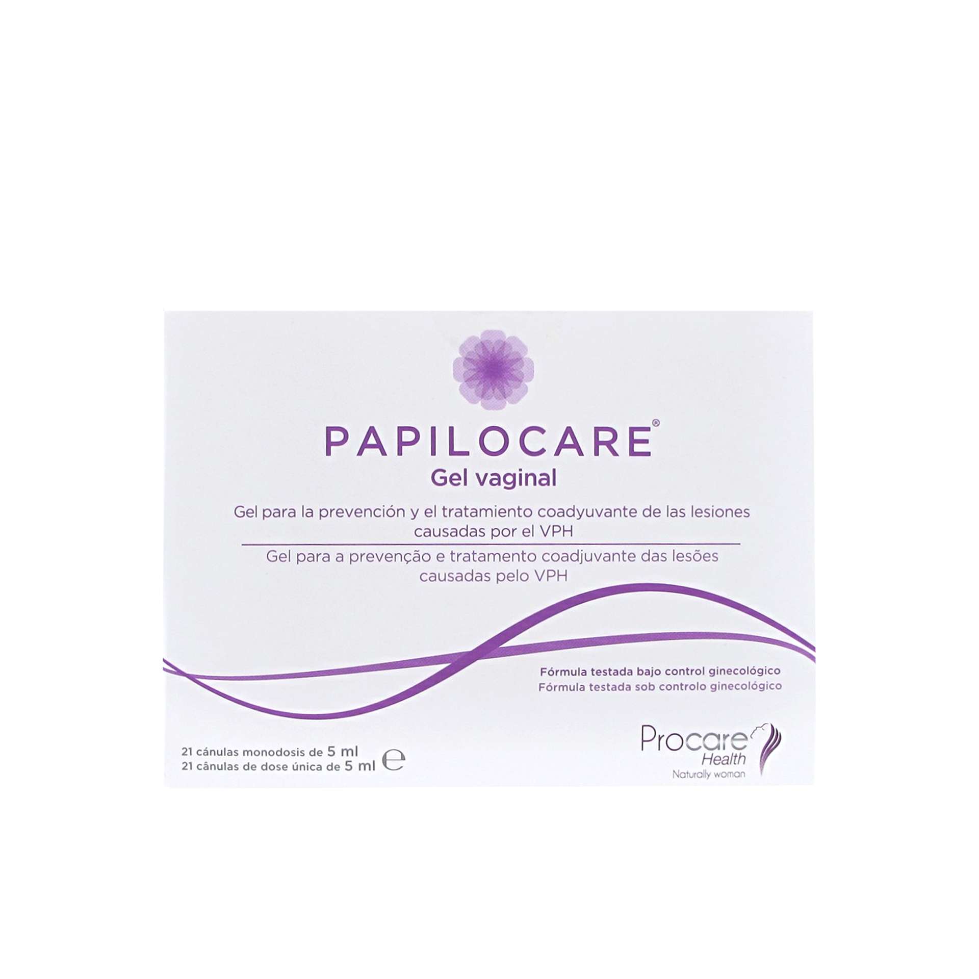 Papilocare Gel Vaginal Canula 21x5ml