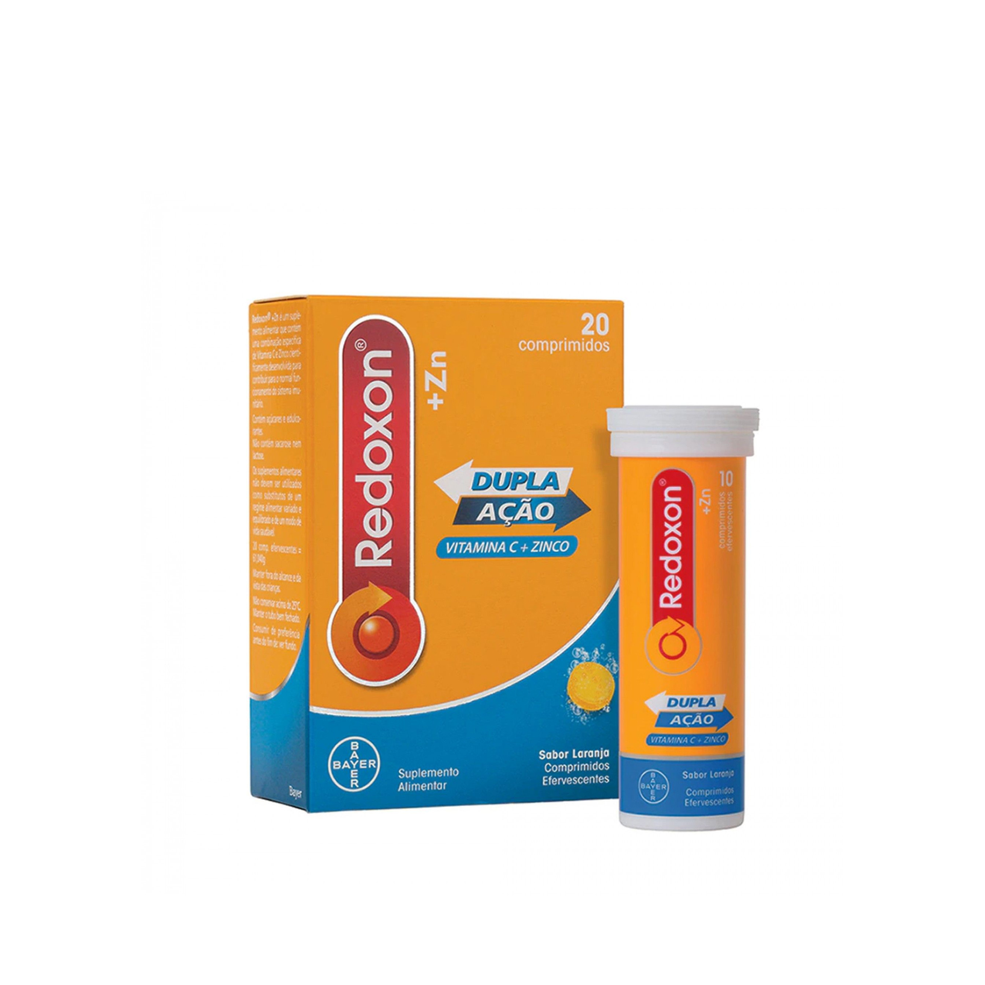 Redoxon +Zn Dupla Ação 20 Comprimidos Efervescentes