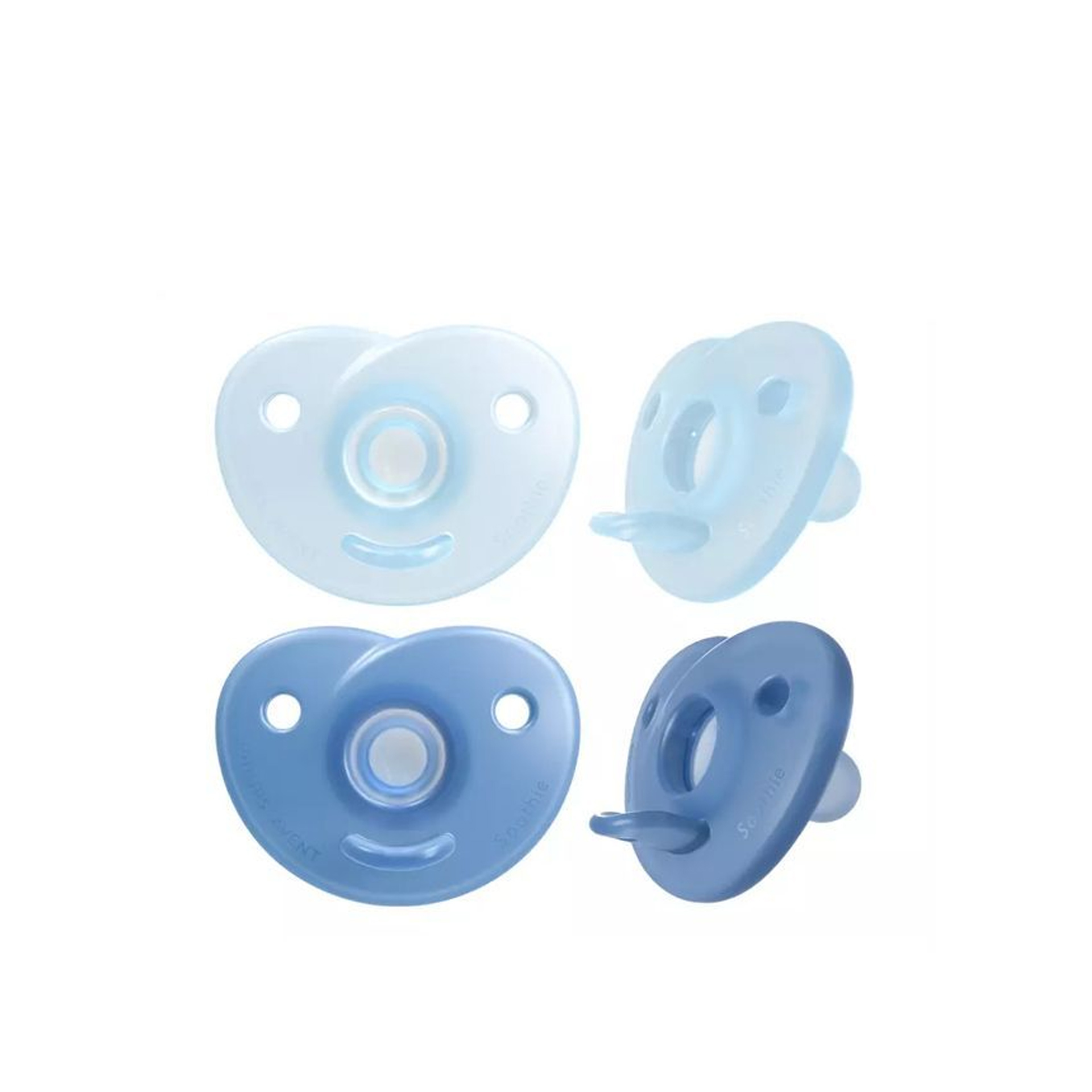 Philips Avent Chupeta Soothie Silicone Menino 0-6M 2 Unidades