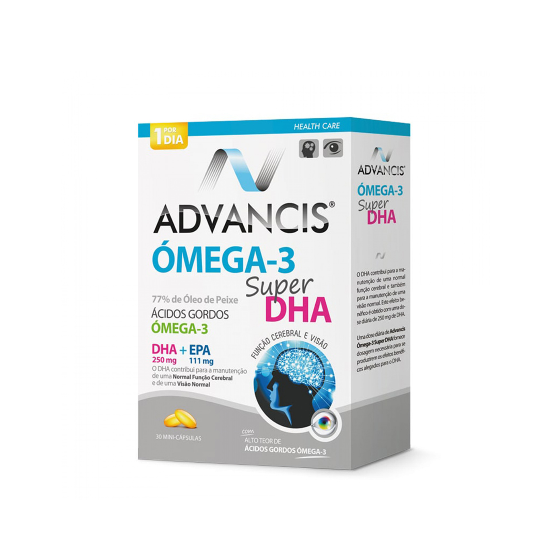 Advancis Ómega 3 Super DHA 30 Cápsulas