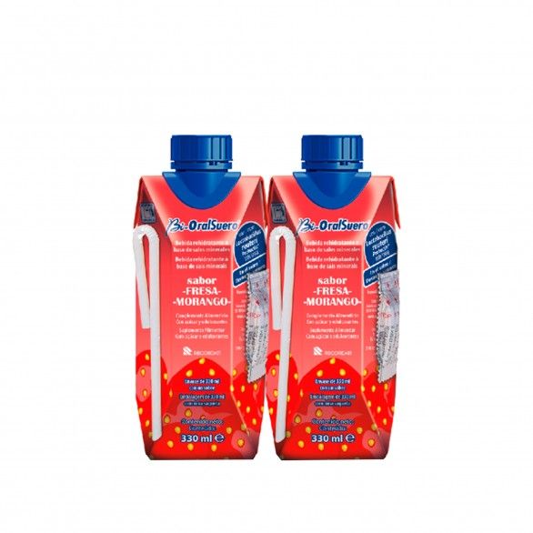 Bi-Oralsuero Soluo Oral 330ml X2 Morango