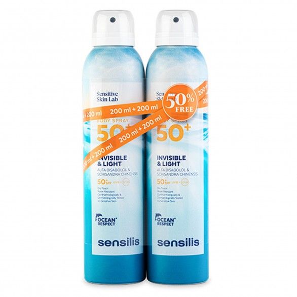 Sensilis Body Spray 50+ Duo leo SPF50+ 2 x 200 ml