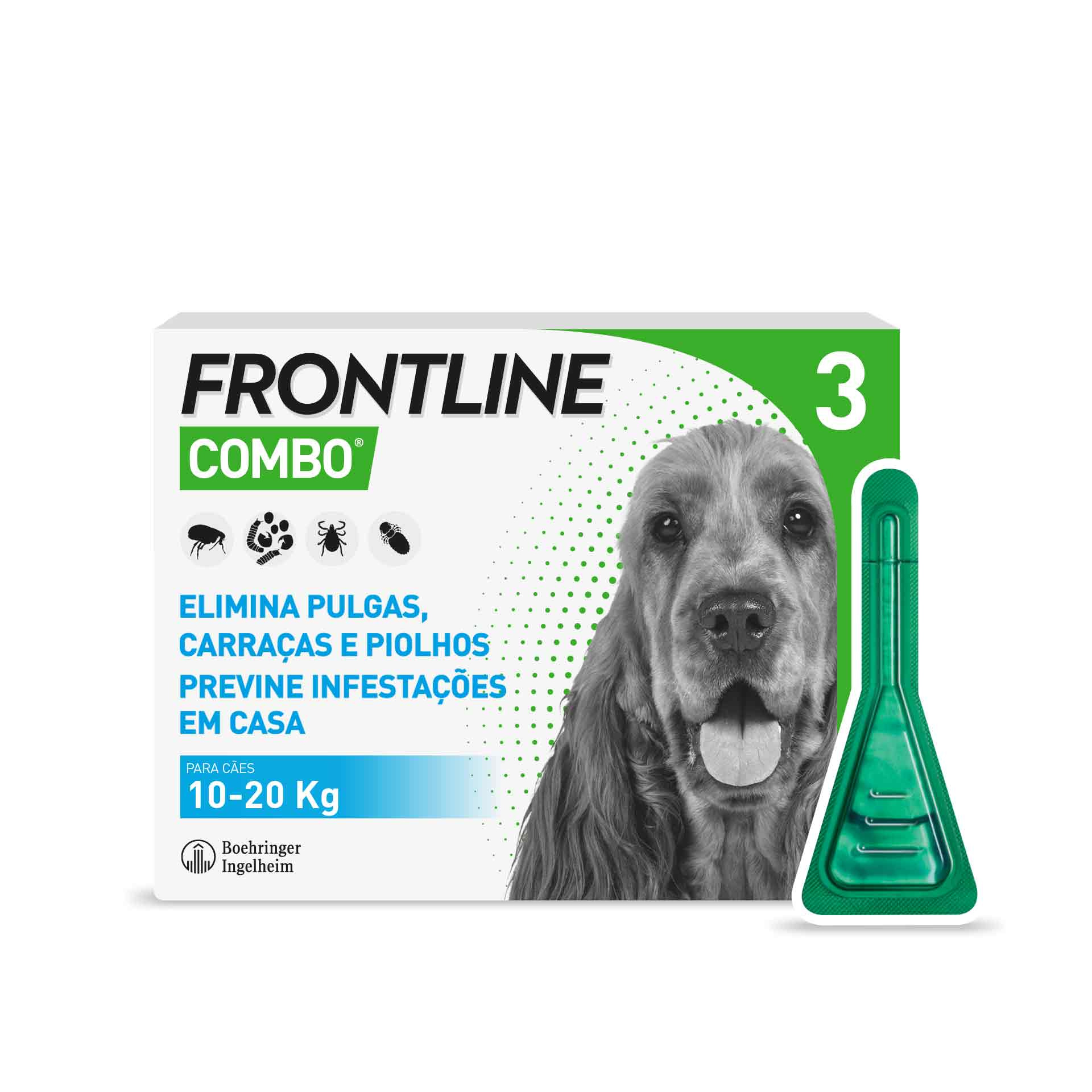 Frontline Combo Cão 10-20Kg 3 Pipetas