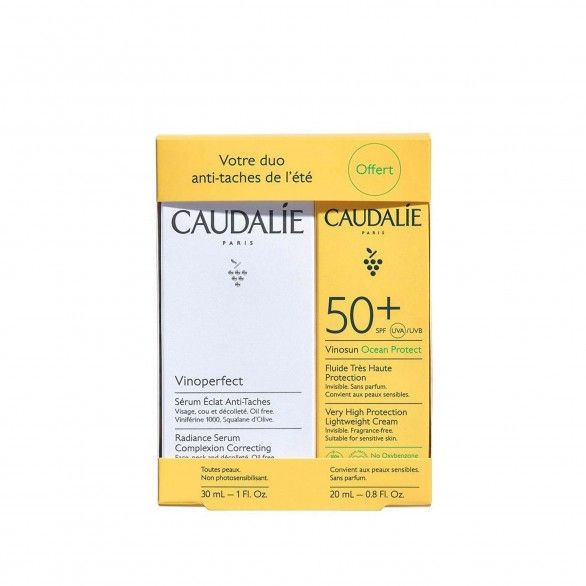 Caudalie Coffret Vinoperfect Srum Antimanchas 30ml + Protetor Solar SPF50+ 20ml