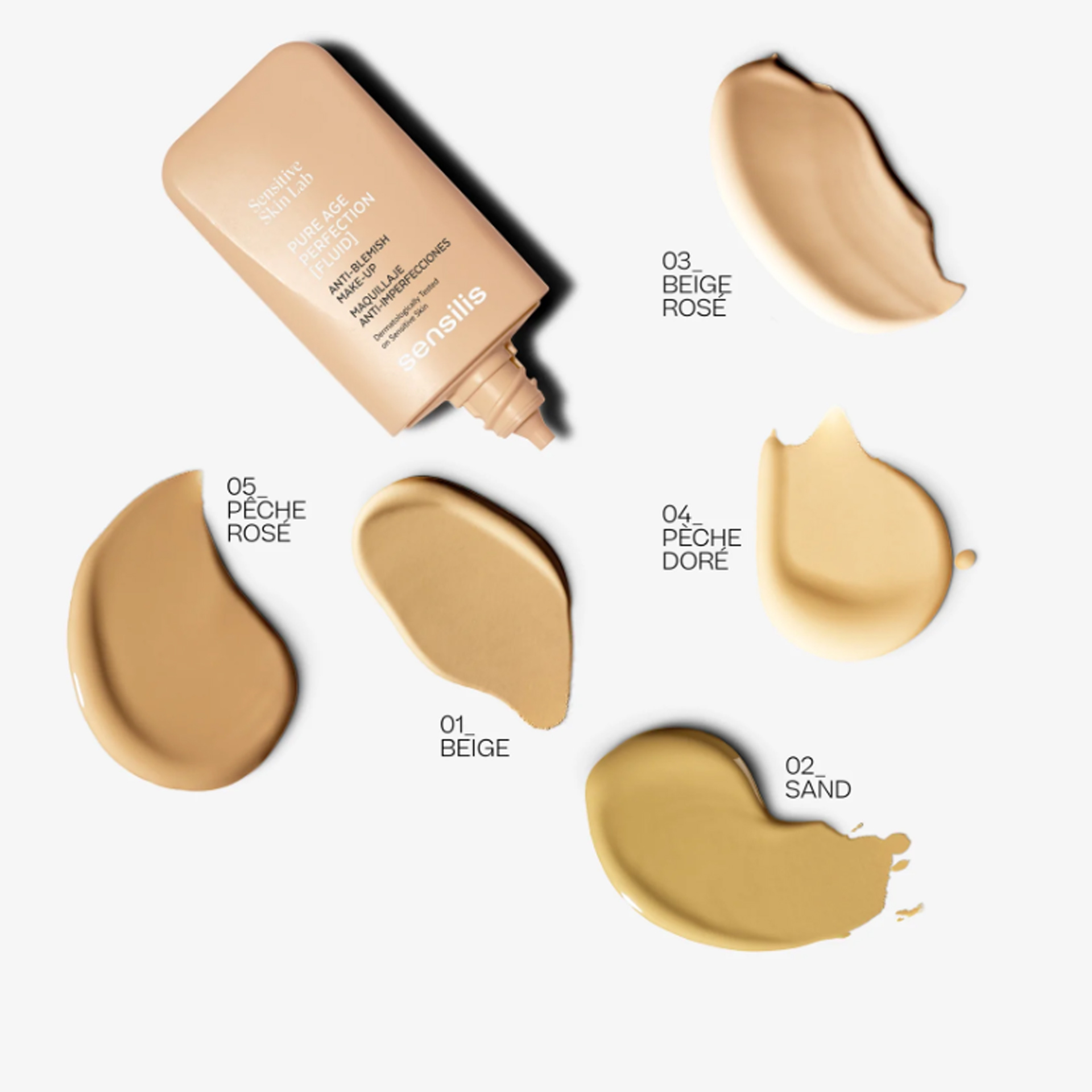 Sensilis Pure Age Perfection Fluid 04 Pêche Doré 30ml