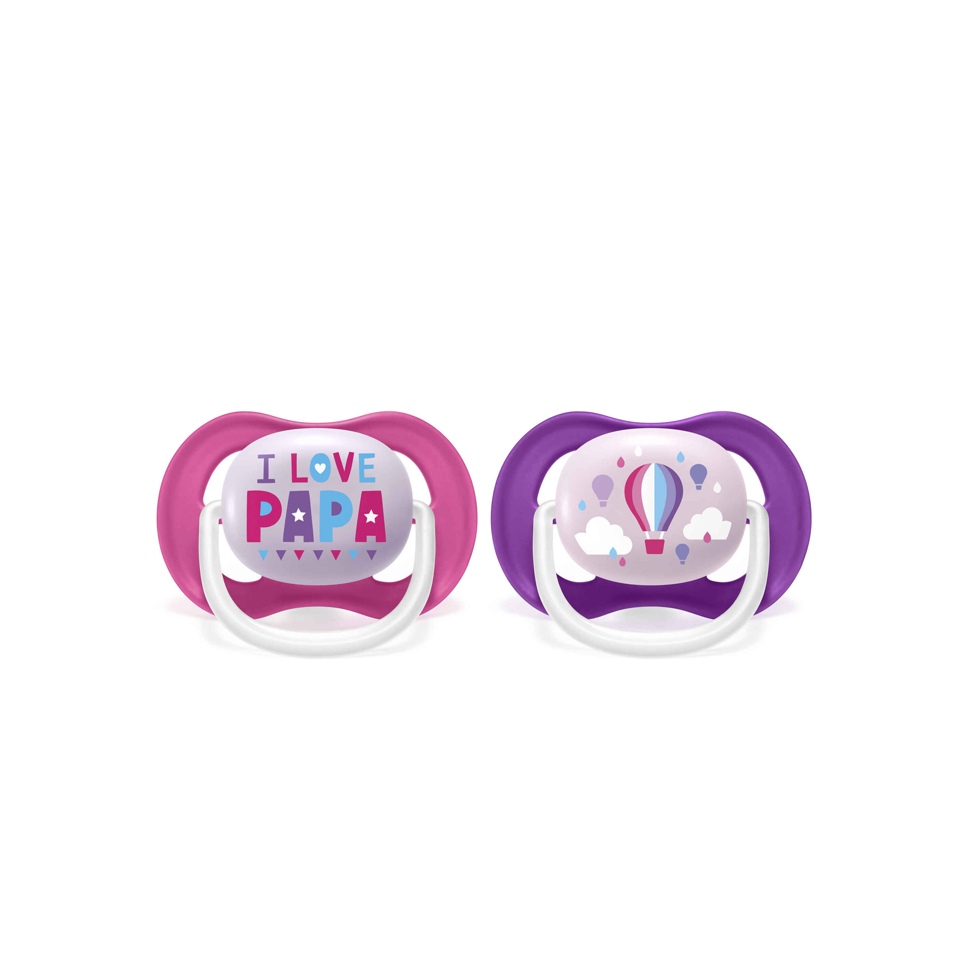 Philips Avent Pack 2 Chupetas Ultra Air 6-18m Rosa/Roxo