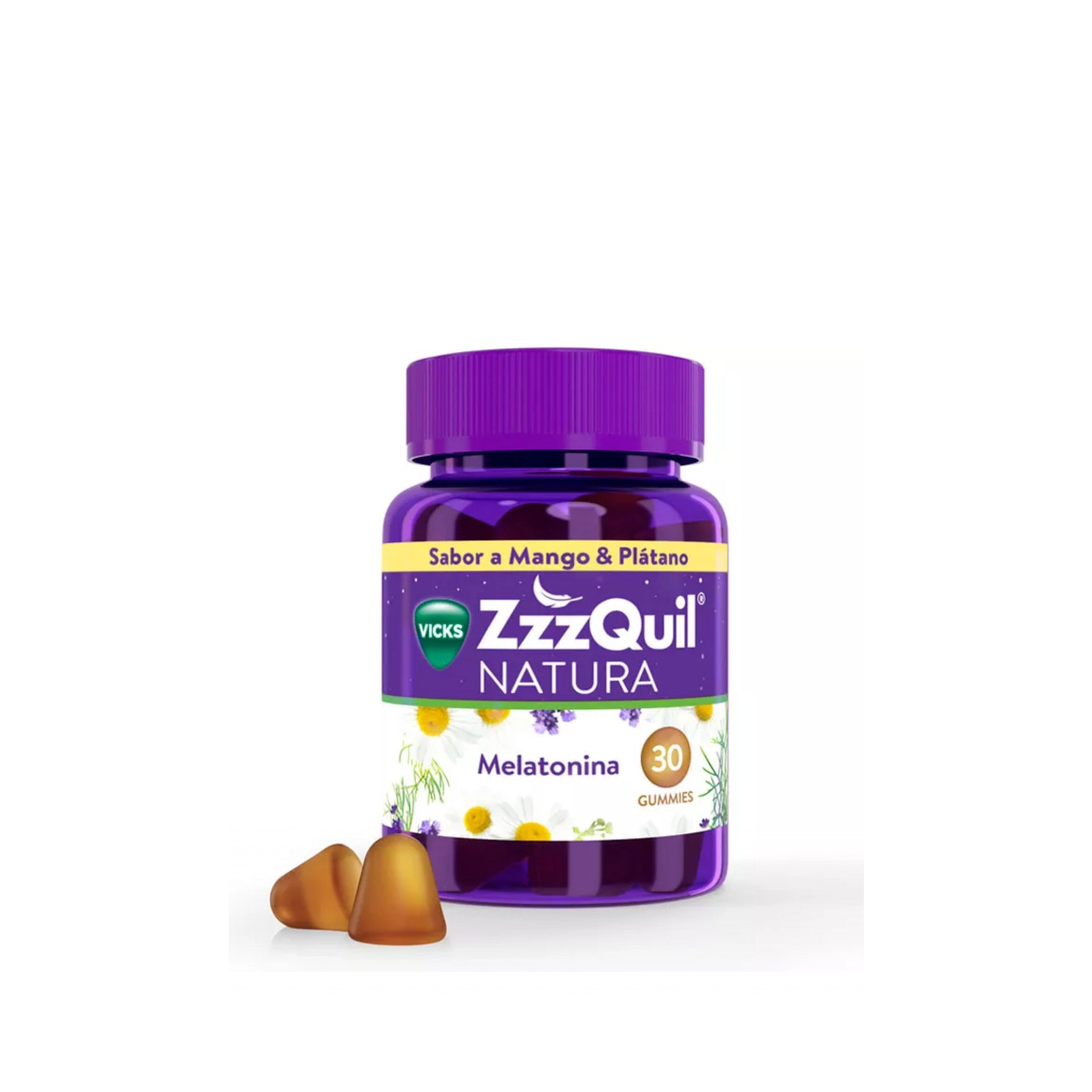 Vicks Zzzquil Natura Banana e Manga 30 Gomas