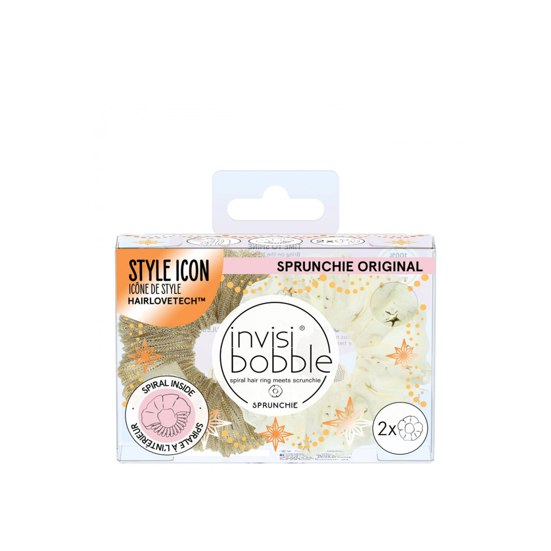 Invisibobble Sprunchie Original Time to Shine Bring on the Night 2 Unidades