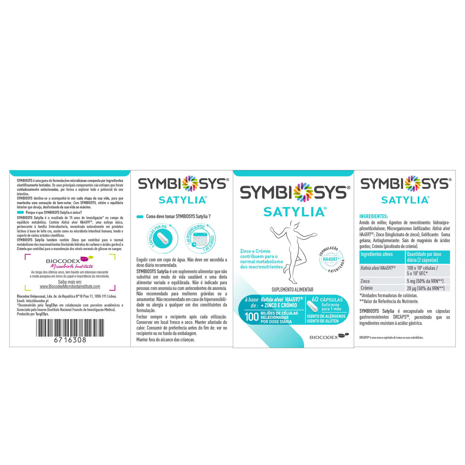 Symbiosys Satylia 60 Cápsulas