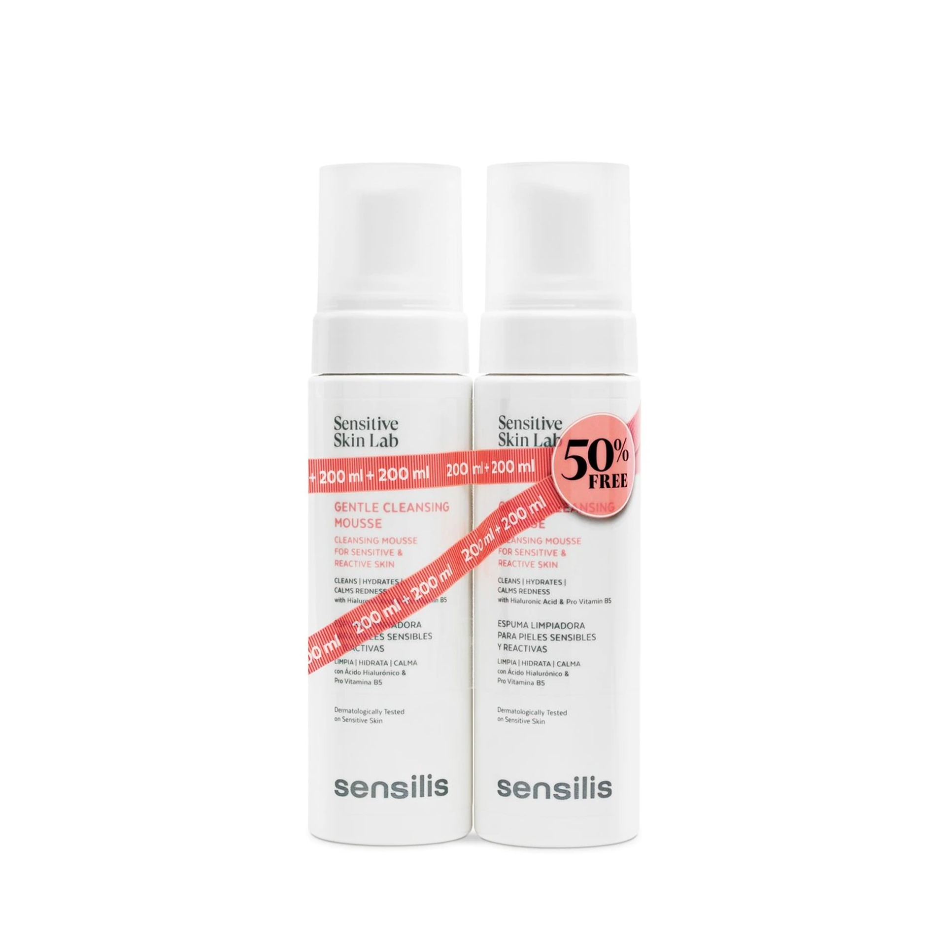 Sensilis Gentle Mousse Espuma de Limpeza 2x200ml