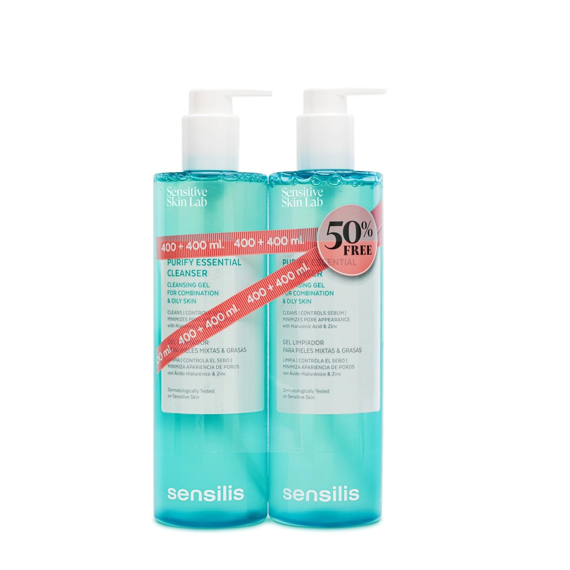 Sensilis Purify Essential Cleanser PMO 2x400ml