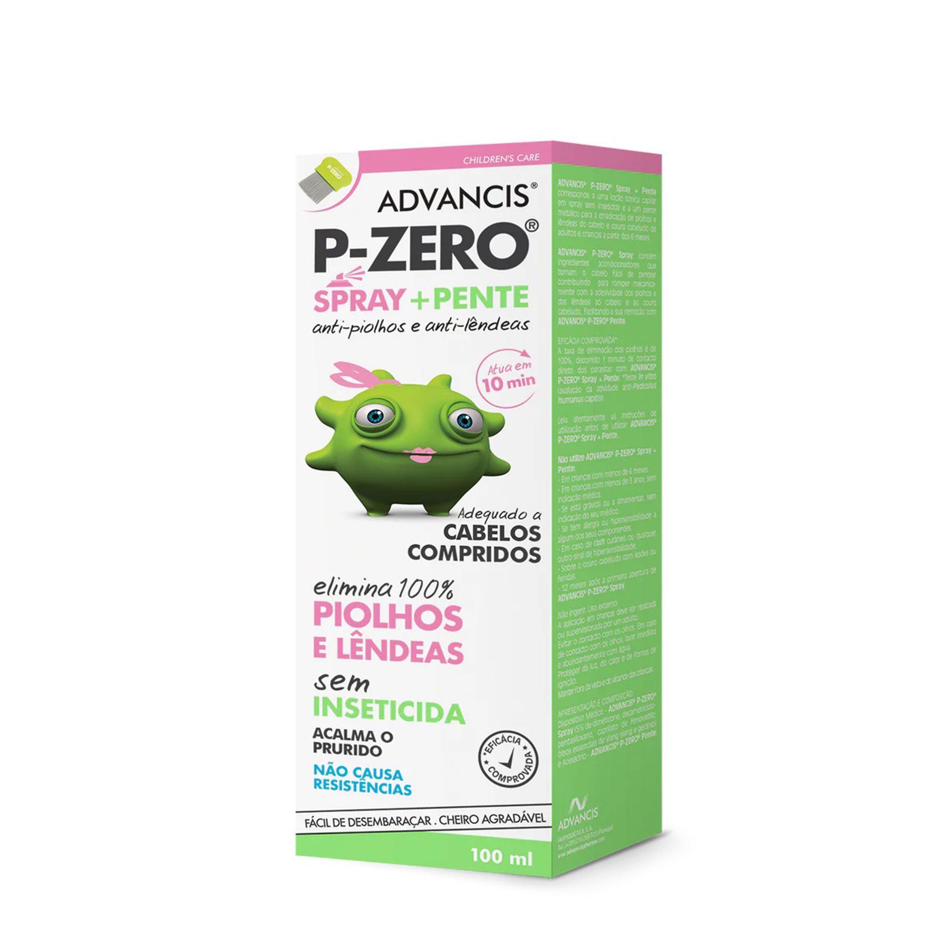 Advancis P-Zero Spray 100ml + Pente