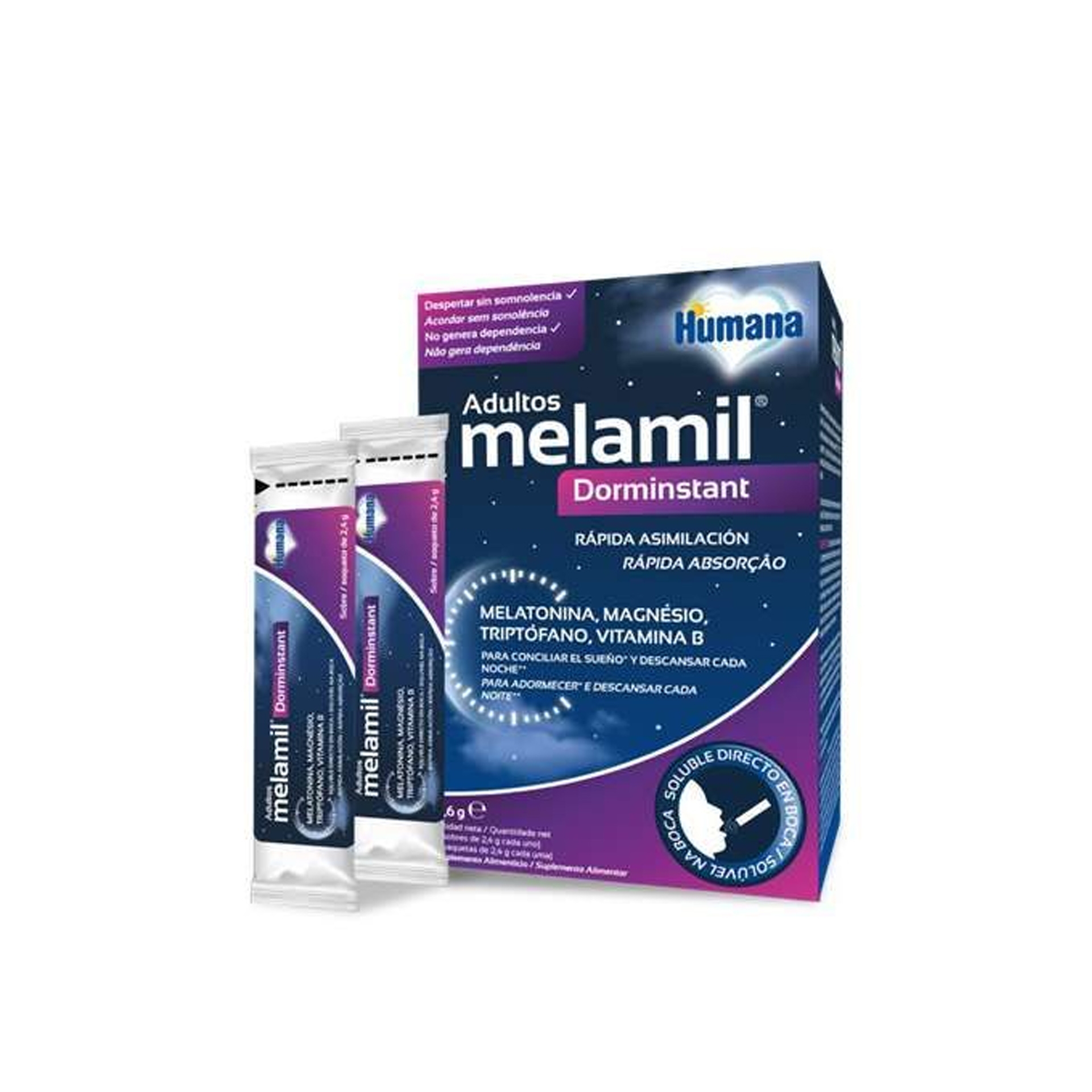 Melamil Dorminstant Adultos 24 Saquetas