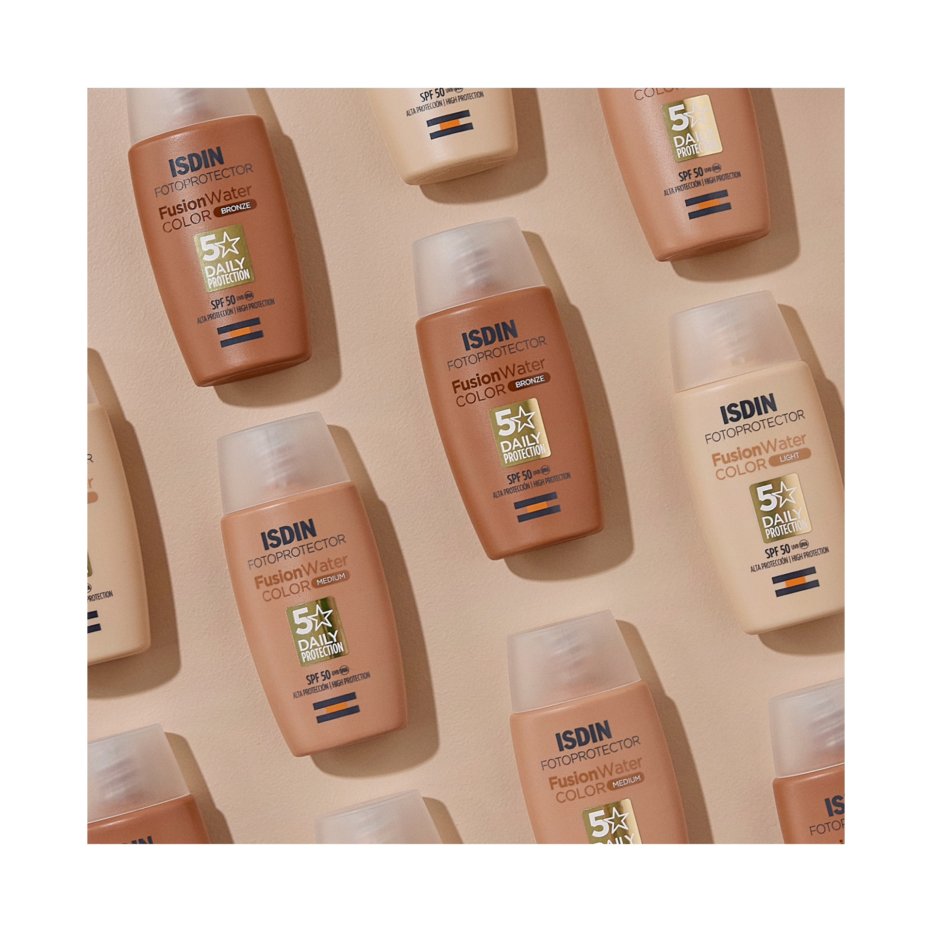 Isdin Fotoprotector Fusion Agua Color Ligero SPF50 50ml