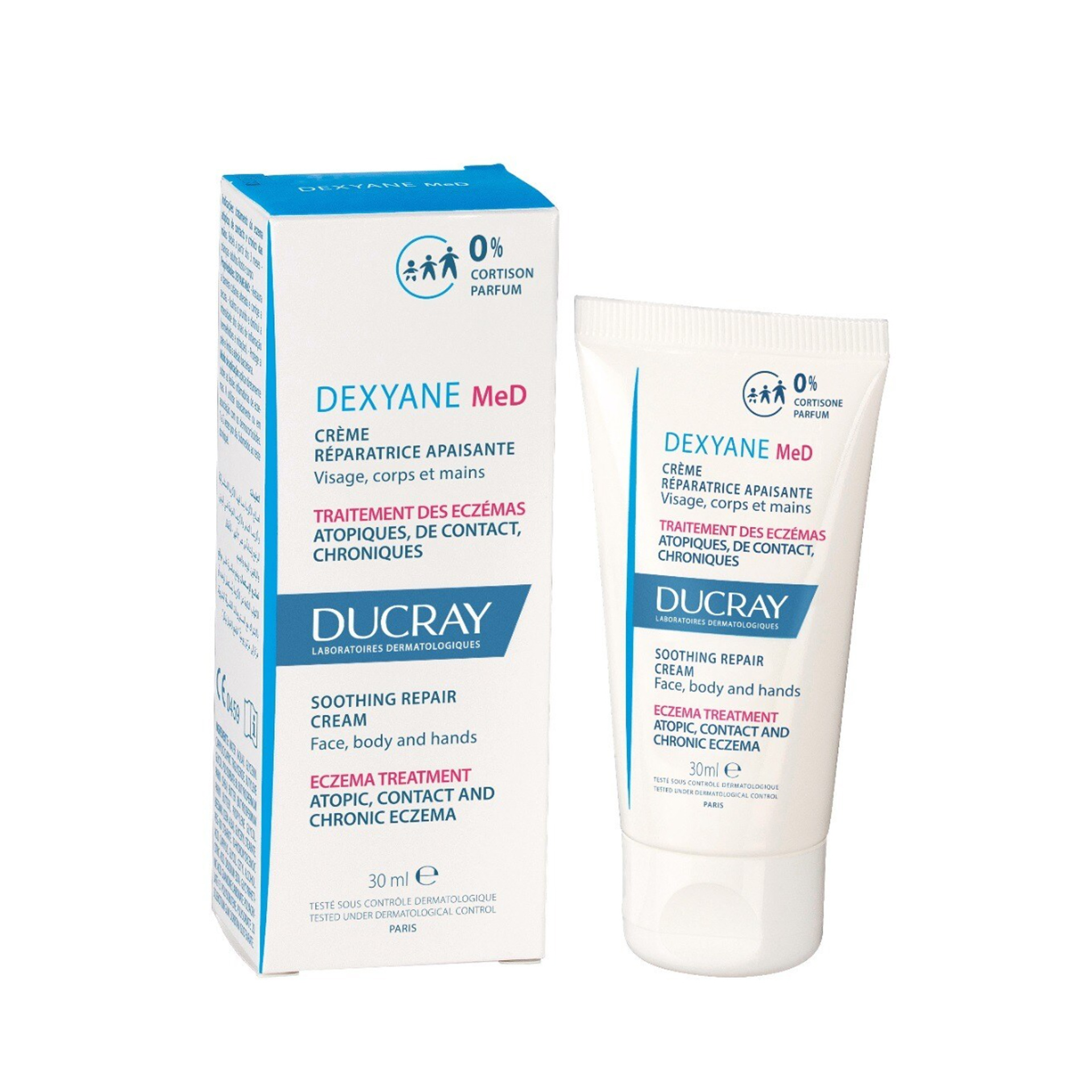Ducray Creme de Rosto Dexyane Med Calmante Reparador 30ml
