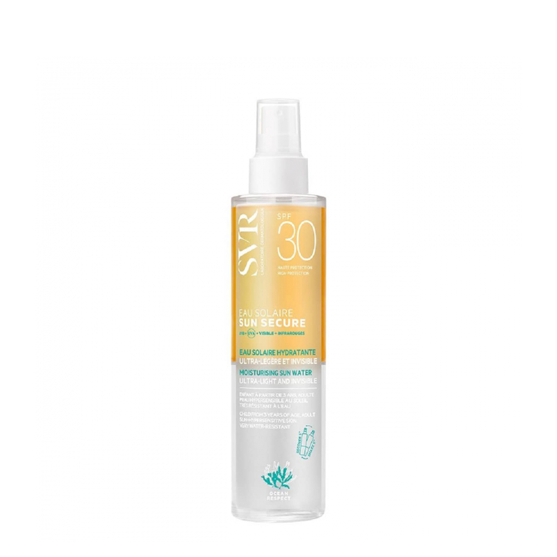 SVR Sun Secure Eau Solaire SPF30 - 200ml