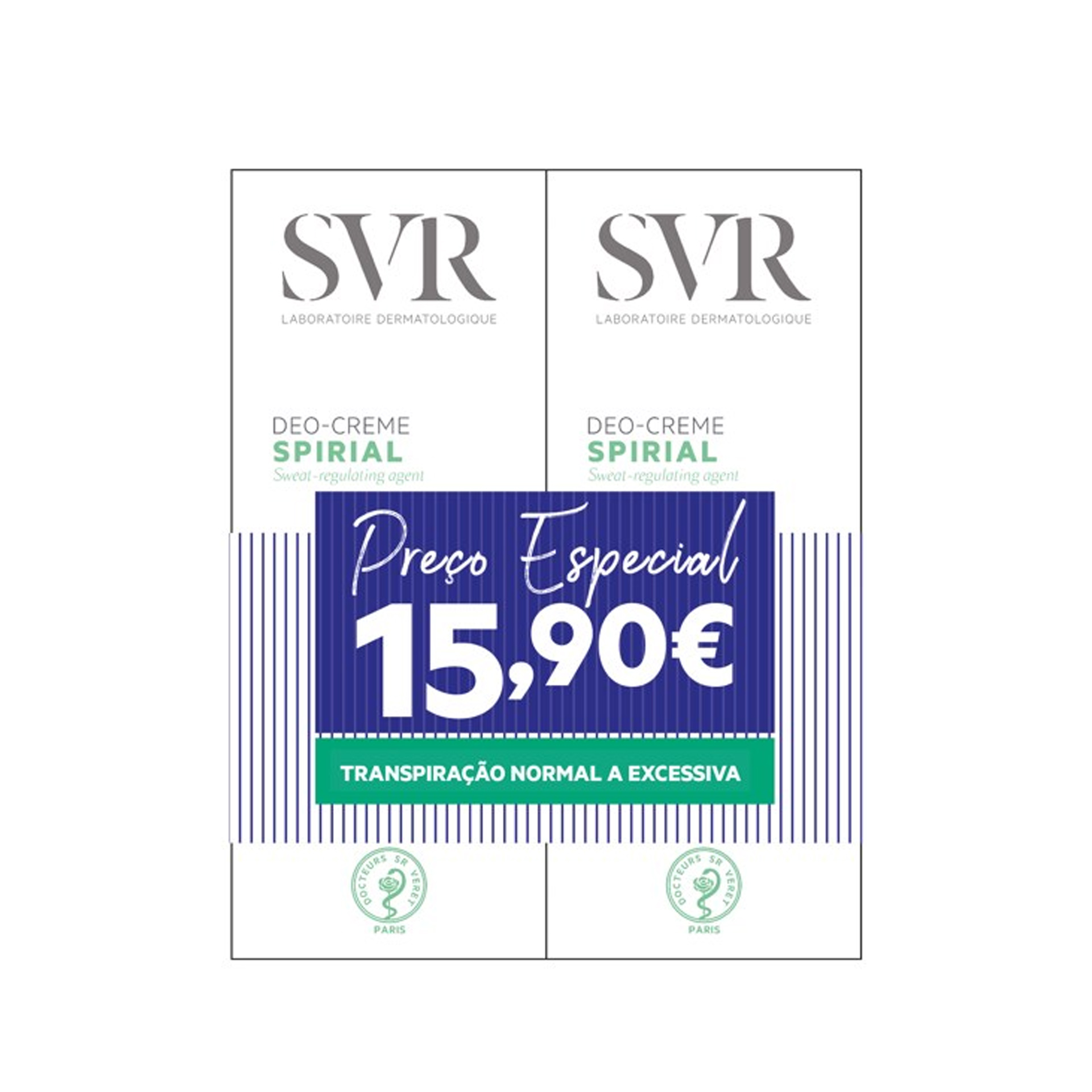 SVR Spirial Deo Creme 2x50ml