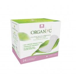 Organyc Protege Slips - Ultrafinos Orgânico x24  