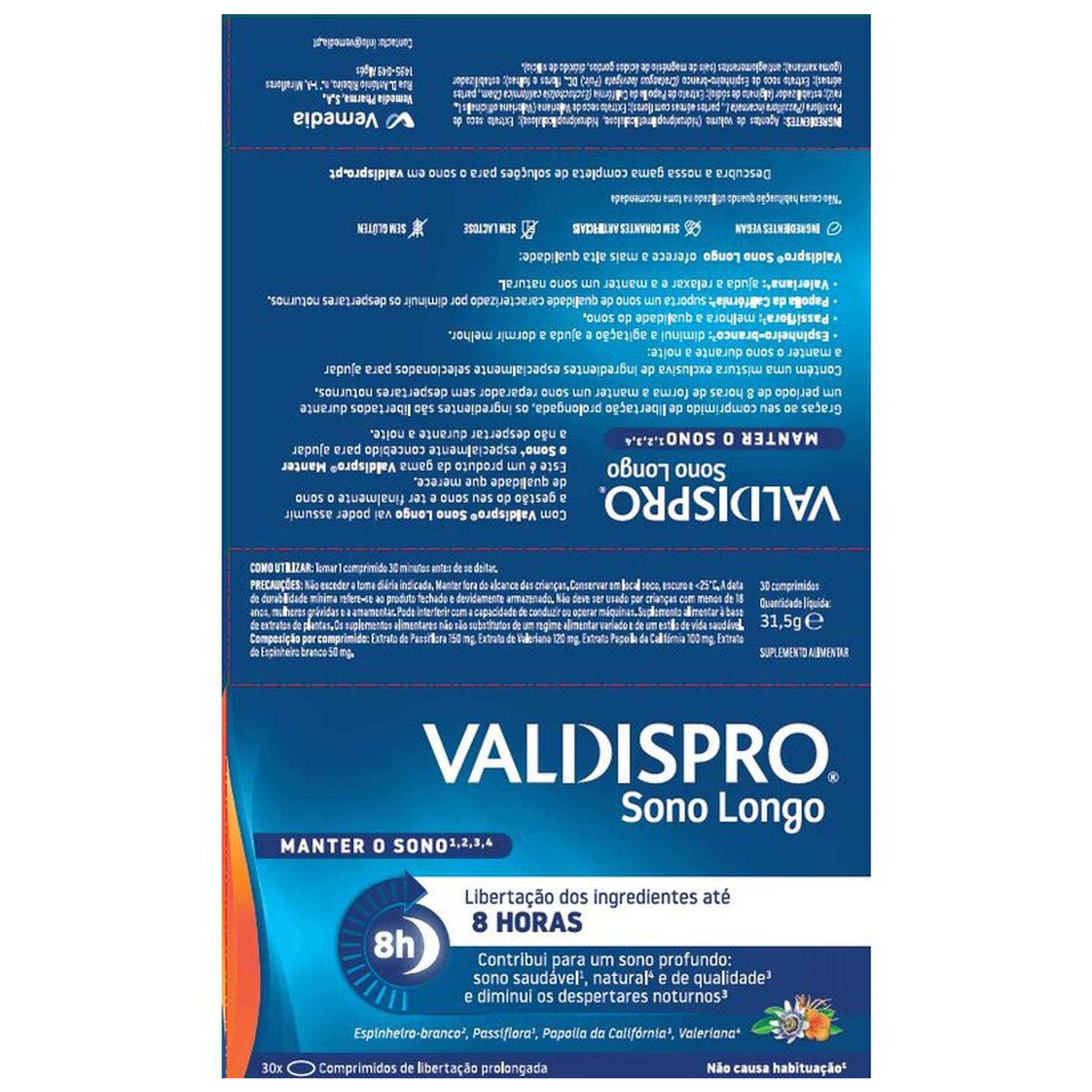 Valdispro Sono Longo 30 Comprimidos