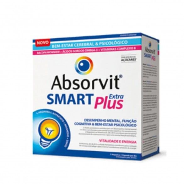 Absorvit Smart Exta Plus 30 Cpsulas + 30 Ampolas