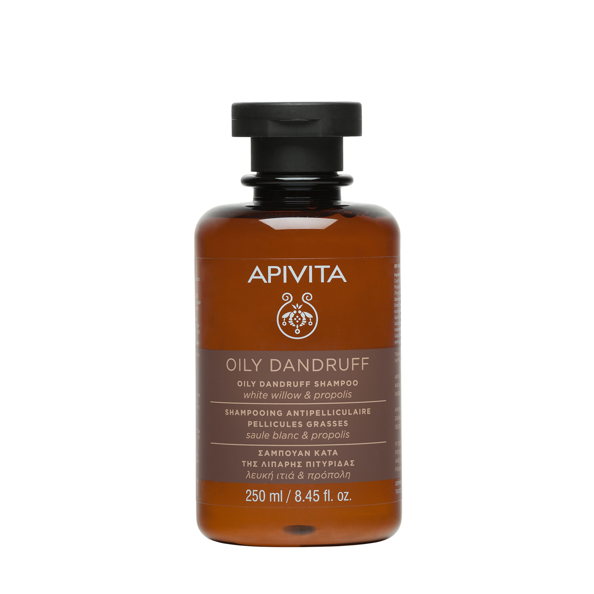 Apivita Champô Caspa Oleosa Salgueiro Branco e Própolis 250ml